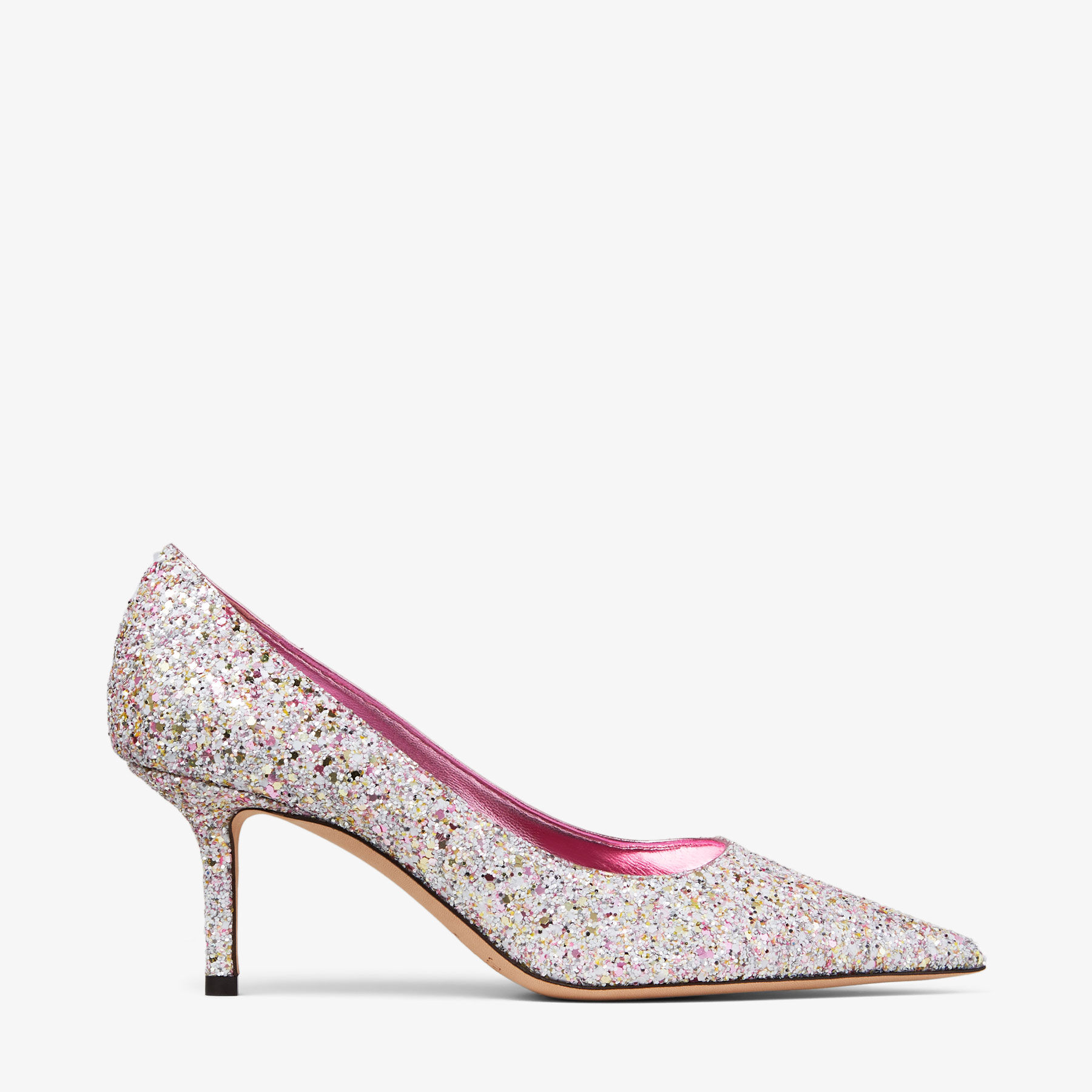 Jimmy choo pink glitter discount