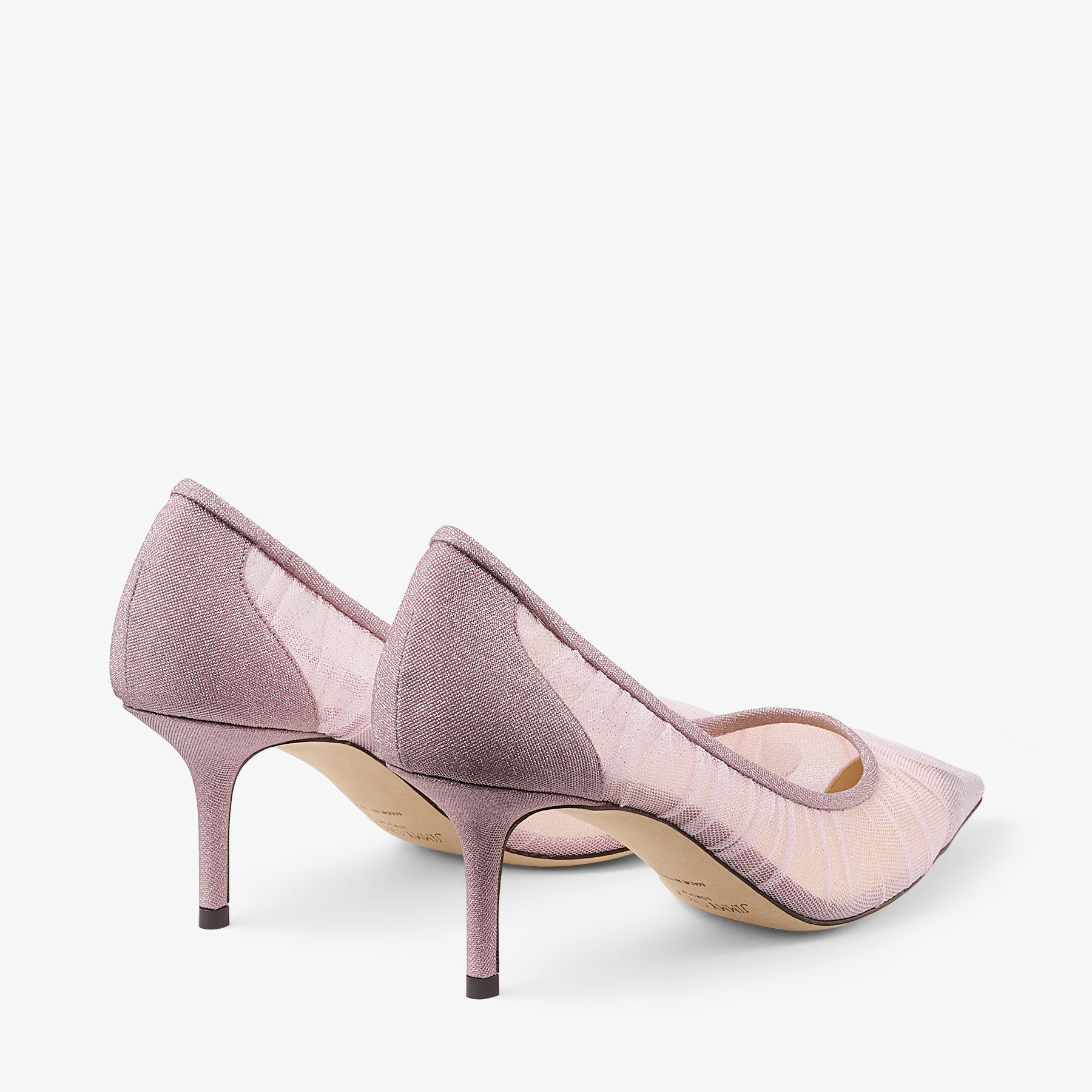 Love 65 Rose Glitter Fabric Pumps JIMMY CHOO