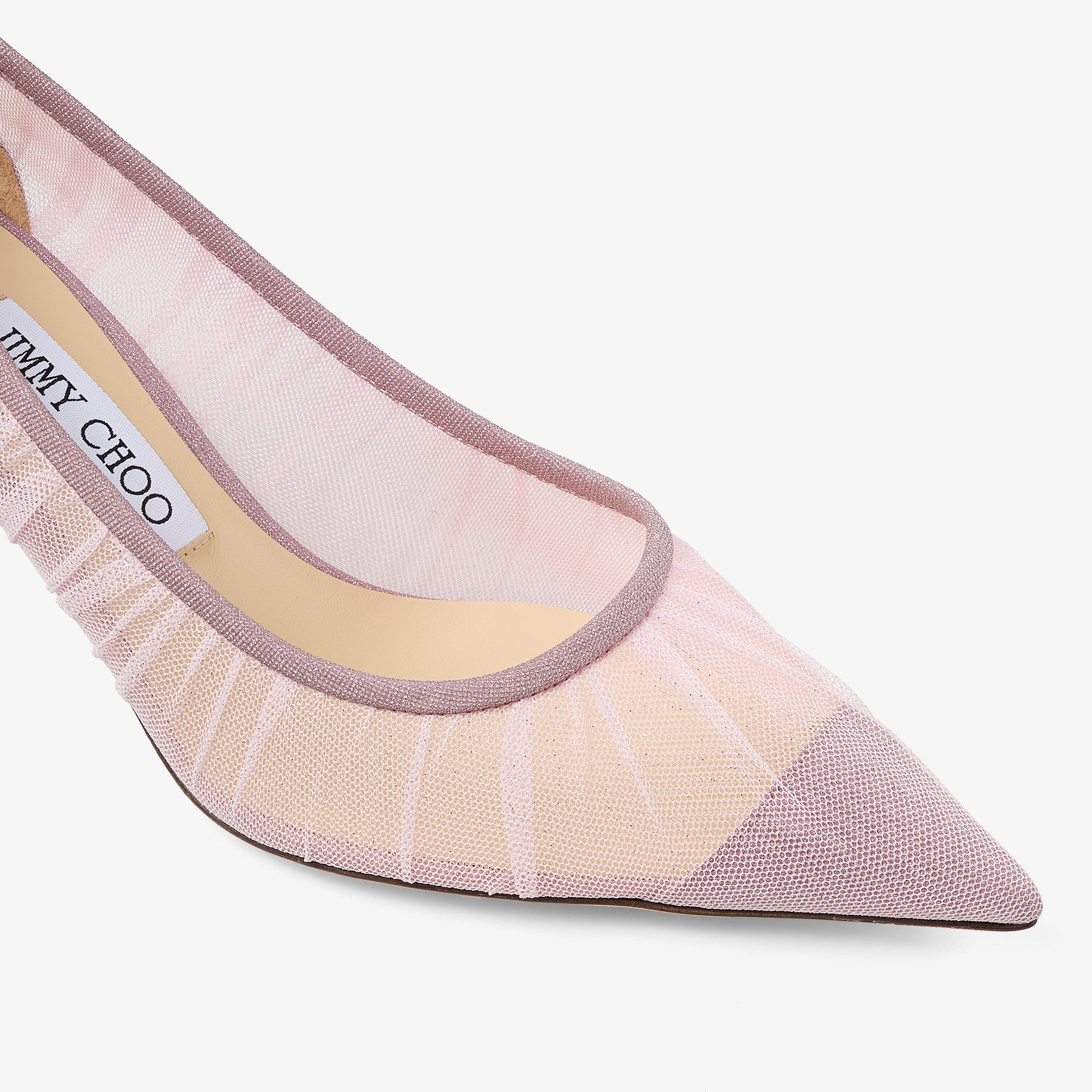 Love 65 Rose Glitter Fabric Pumps JIMMY CHOO