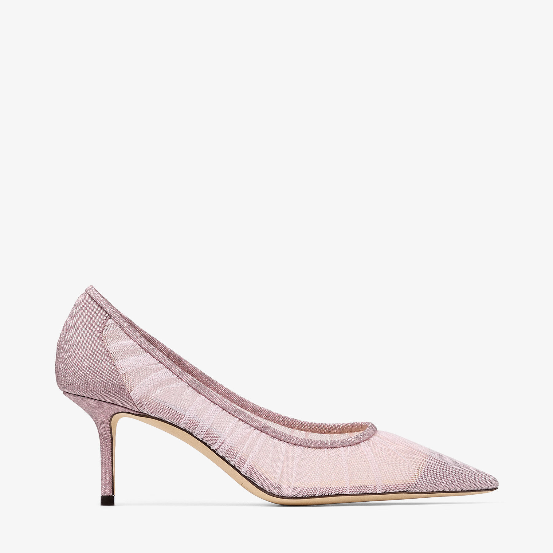 Love 65 Rose Glitter Fabric Pumps JIMMY CHOO