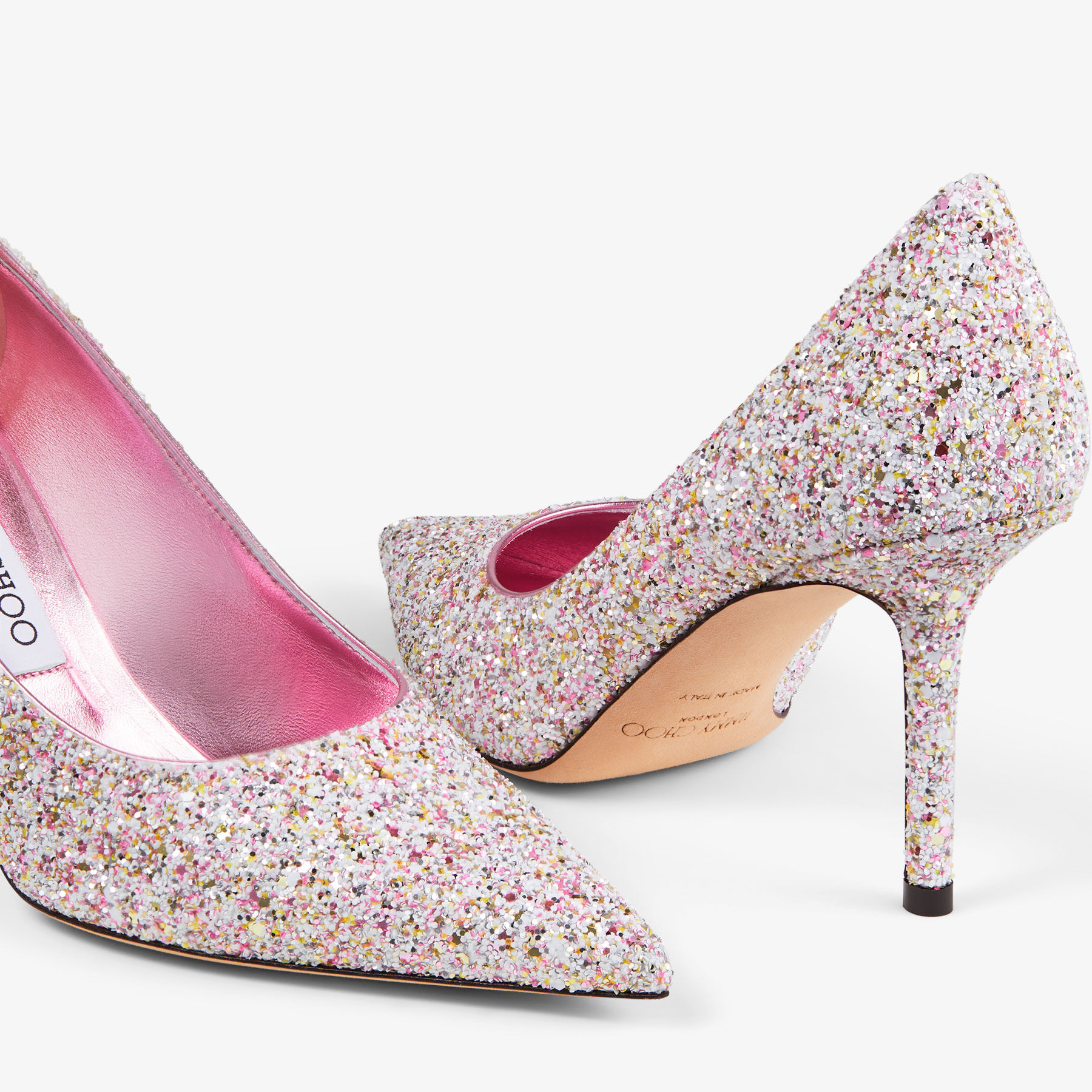 Sparkly pink pumps on sale