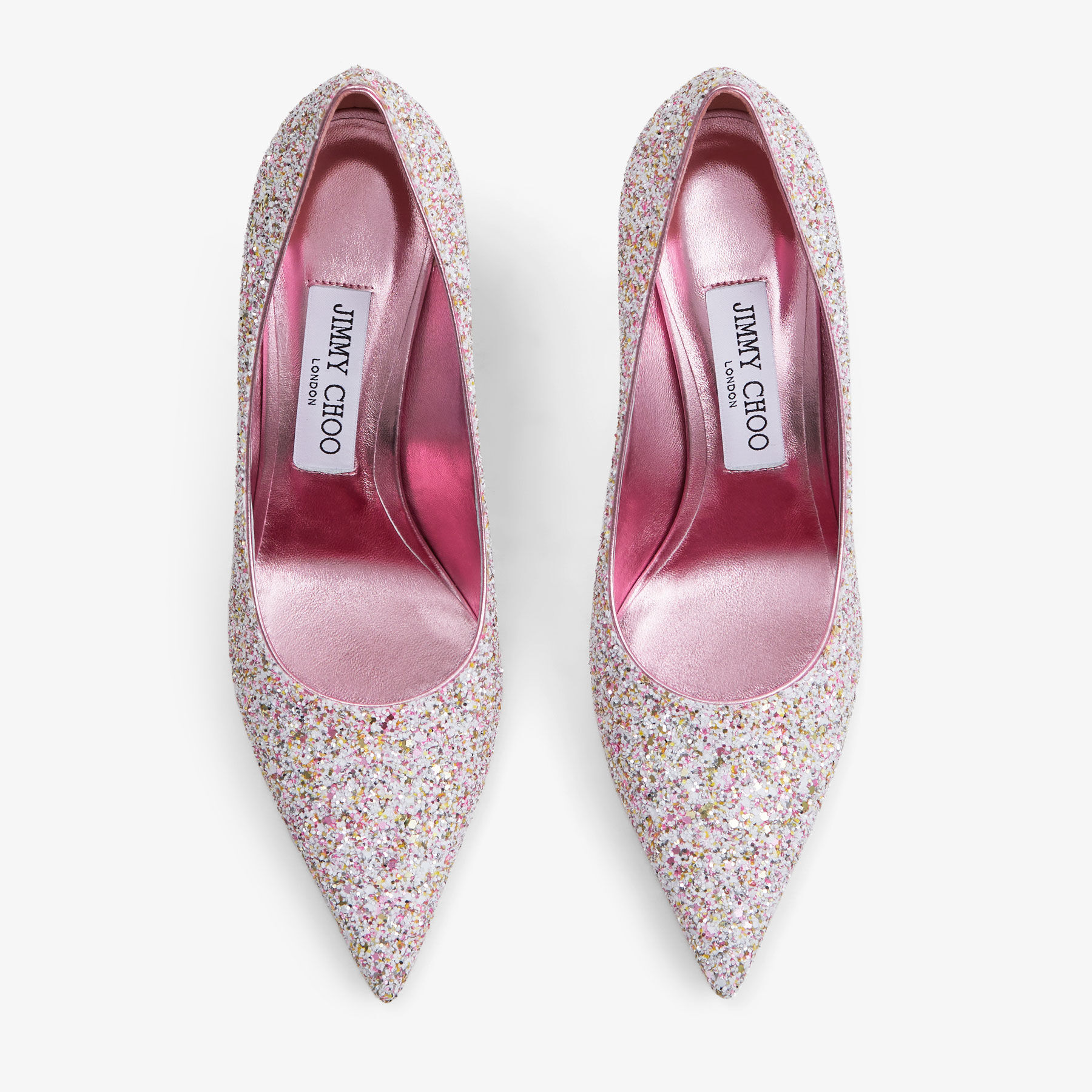 Jimmy choo romy 1 glitter pumps top