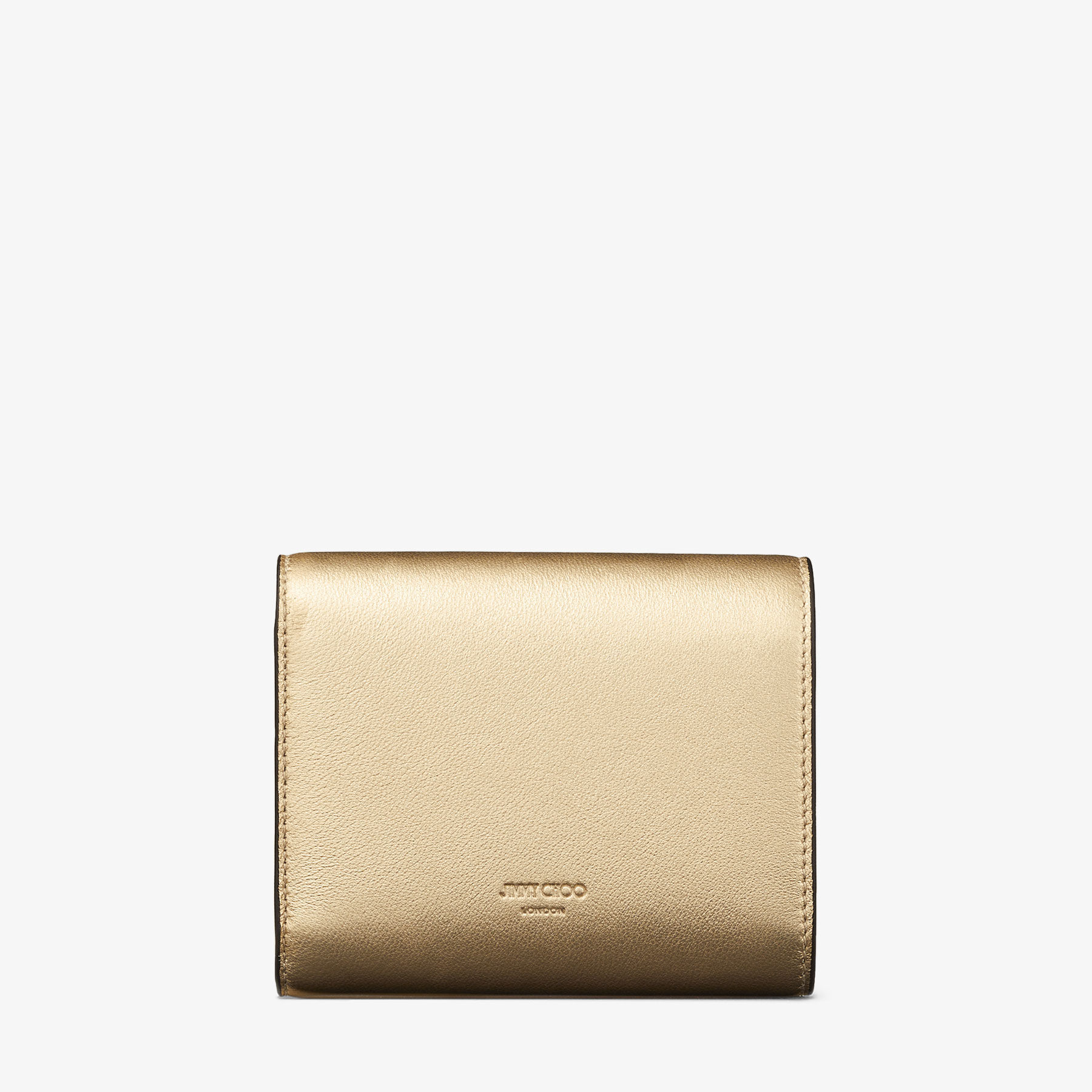 Marinda | Gold/Gold Nappa Leather SLG | JIMMY CHOO