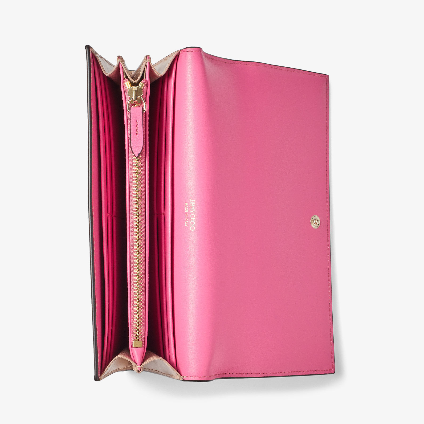 MARTINA Ballet Pink Leather Wallet Summer Collection JIMMY CHOO