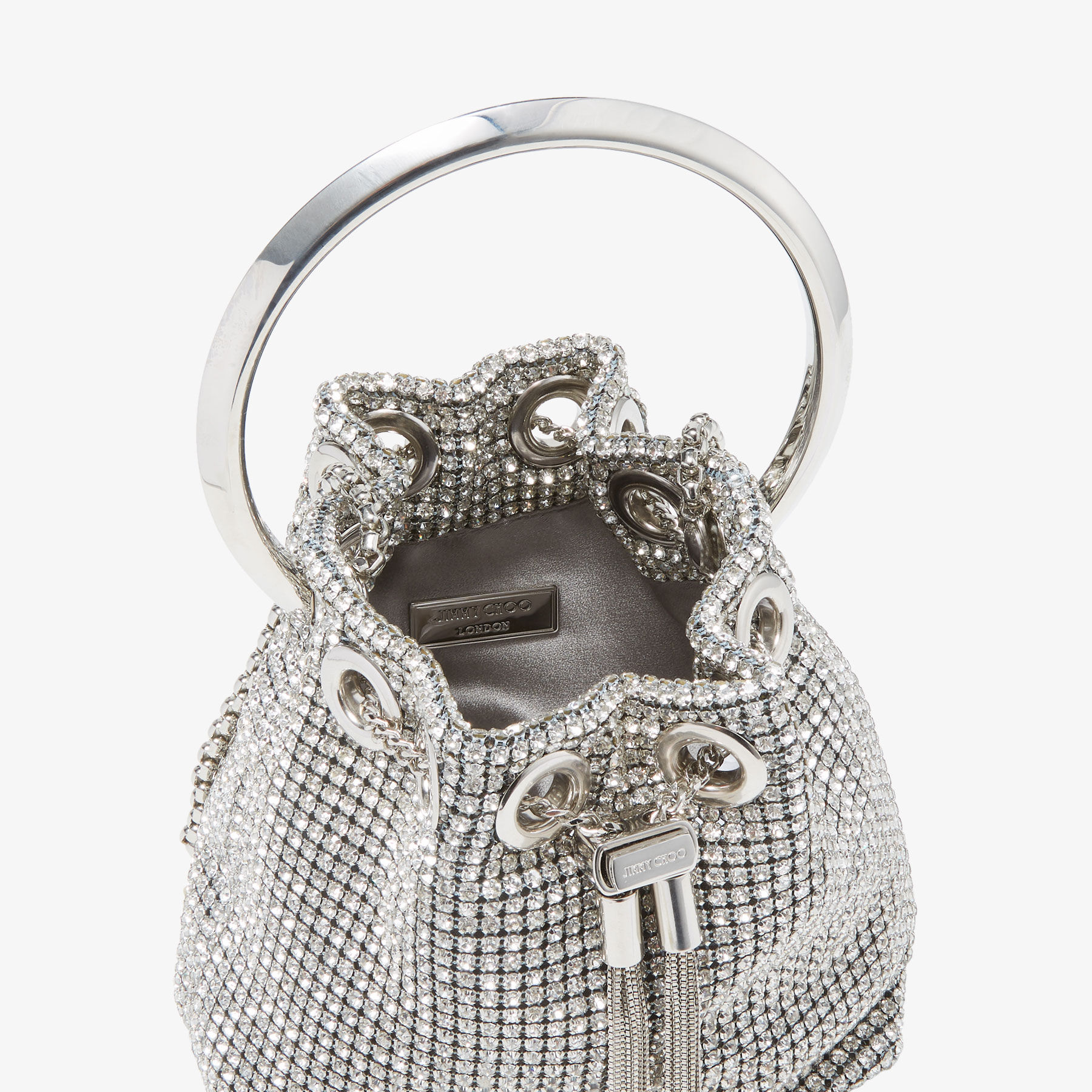 Jimmy choo silver bag sales