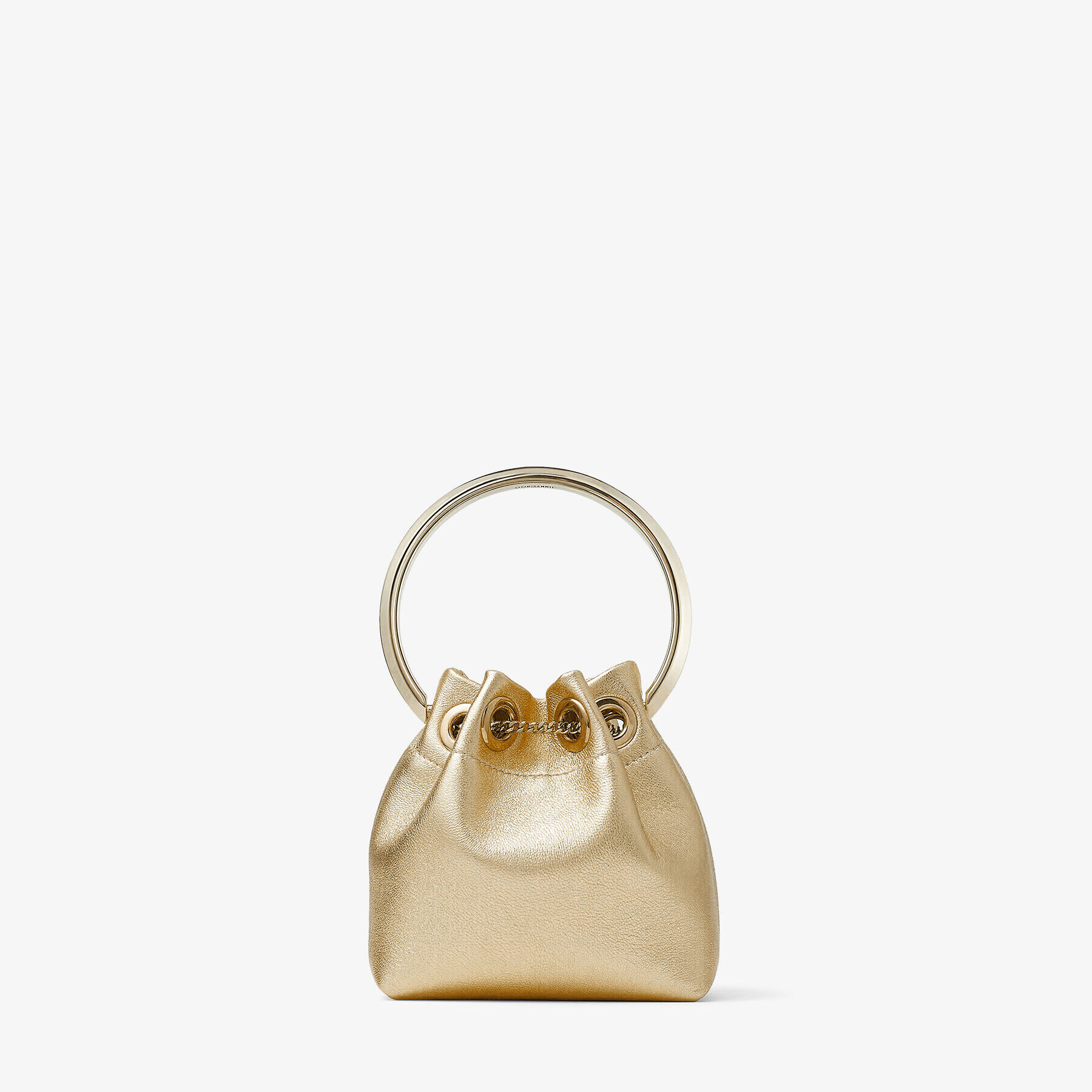 Gold Metallic Nappa Mini Bag MICRO BON BON Summer 2022