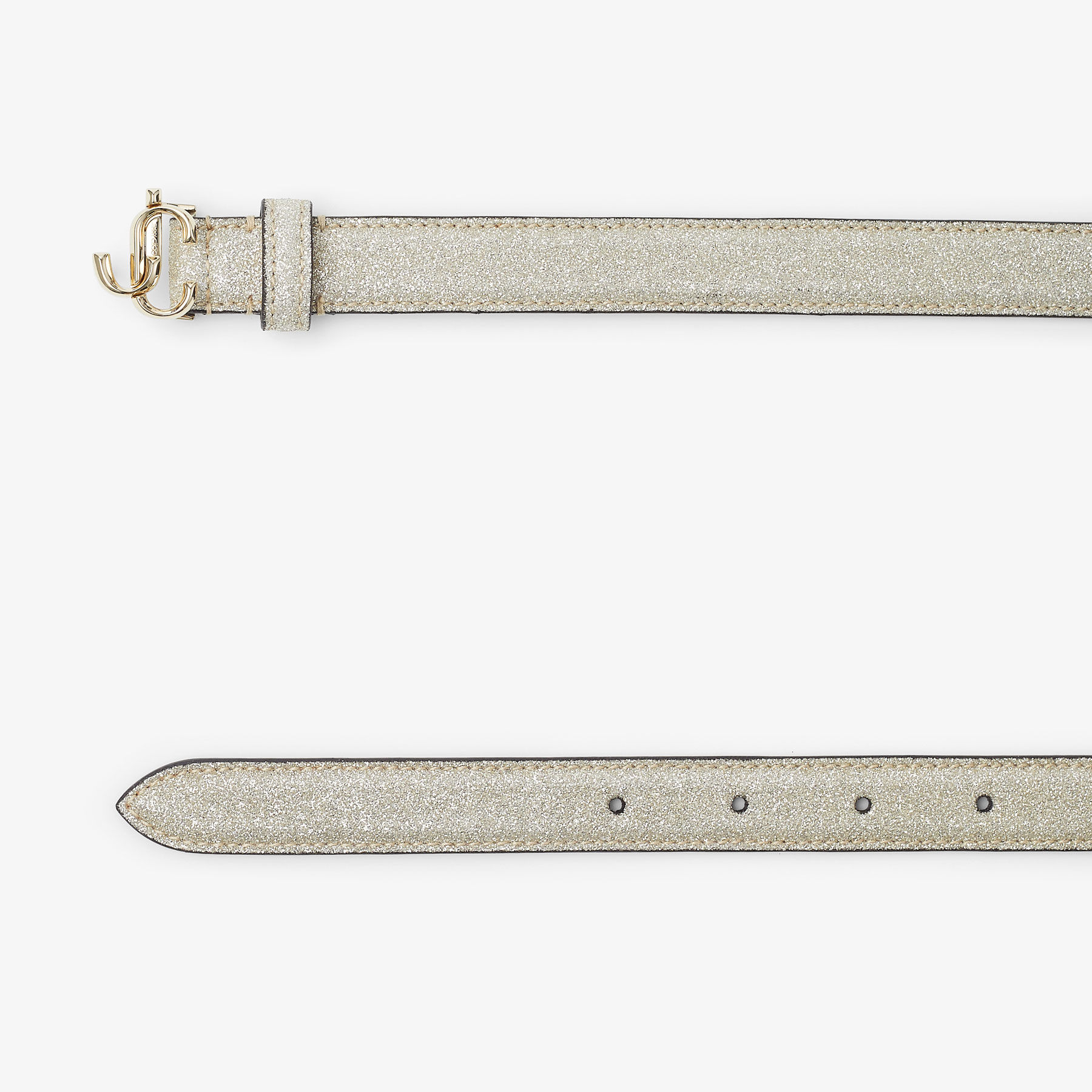 Silver sale glitter belt