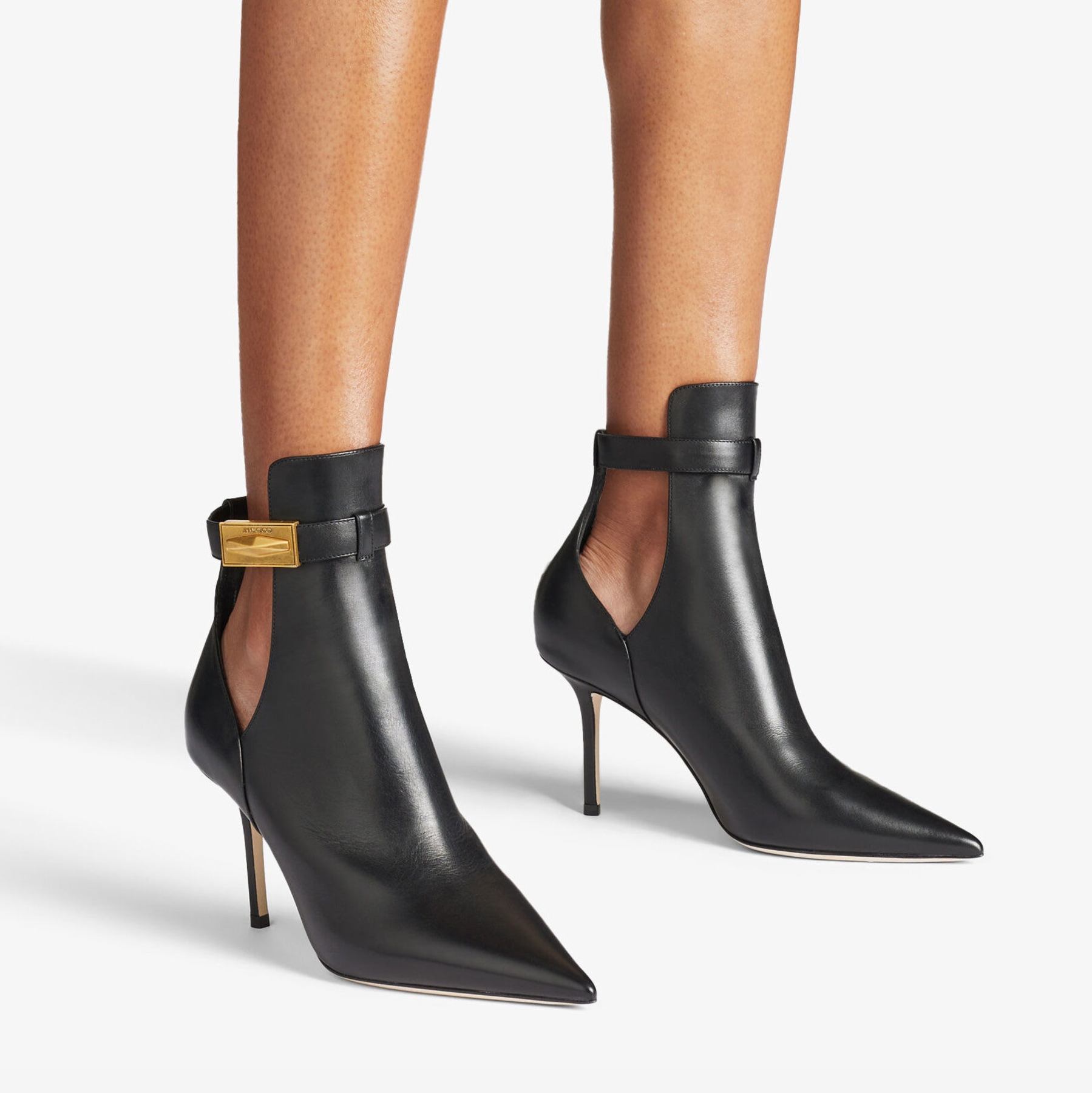 Jimmy choo leather ankle boots hot sale