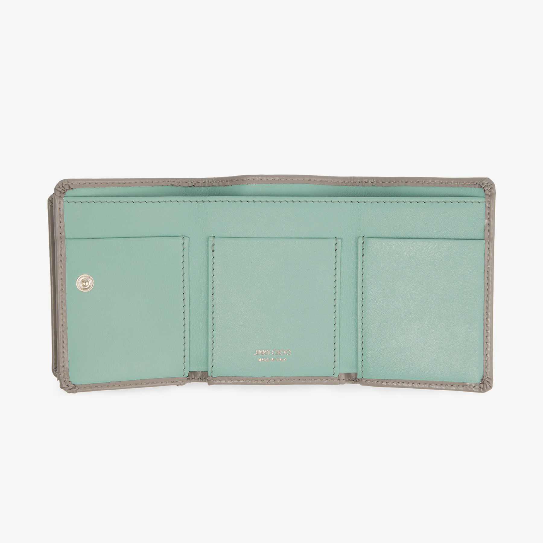 NEMO Taupe Calf Leather Wallet Summer Collection JIMMY CHOO