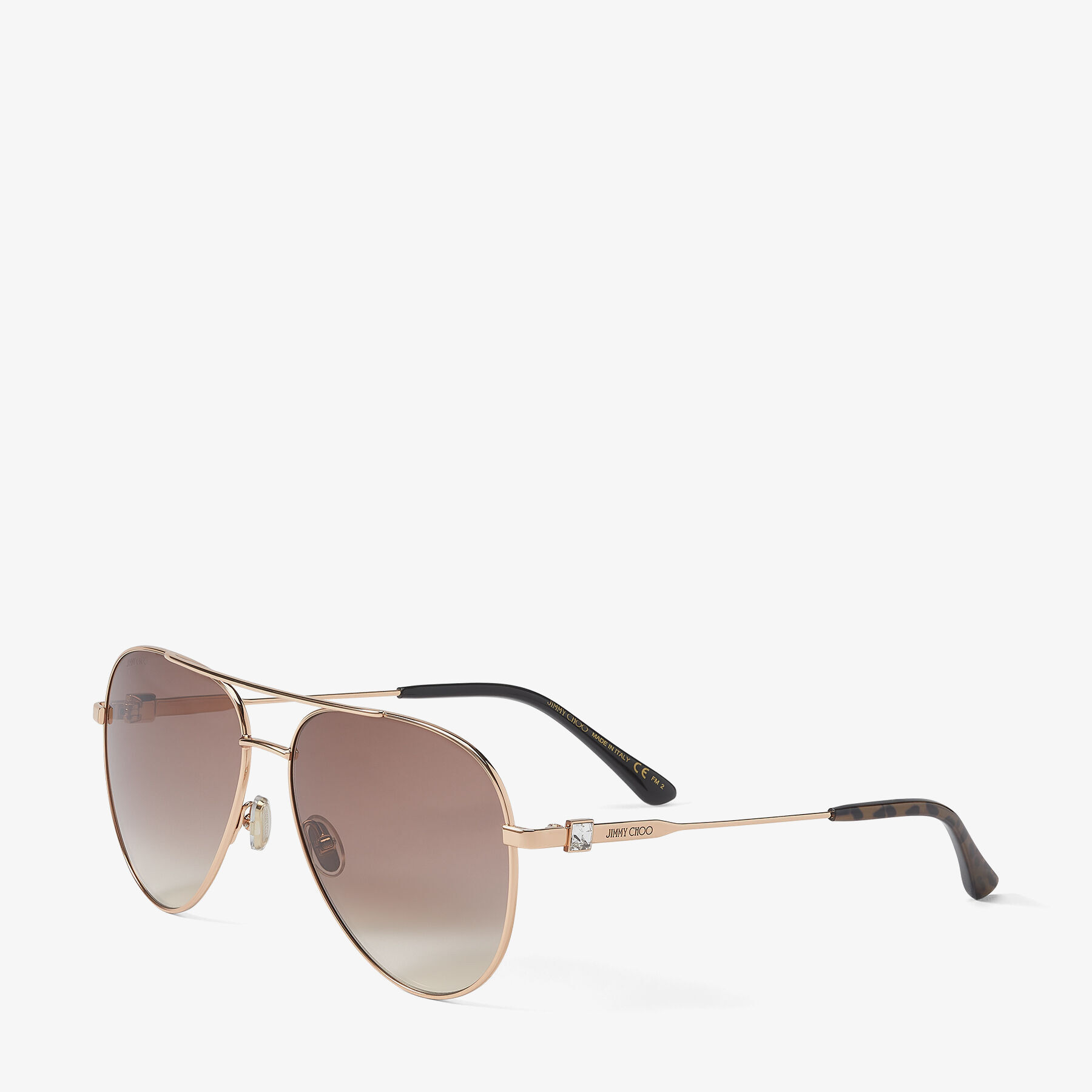 Jimmy Choo EDDY/S EKPQT Grey Aviator Sunglasses for Men