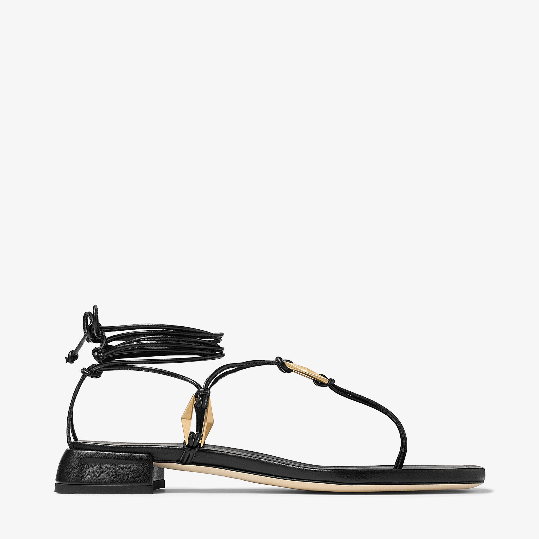 Jimmy choo flat sandals hot sale