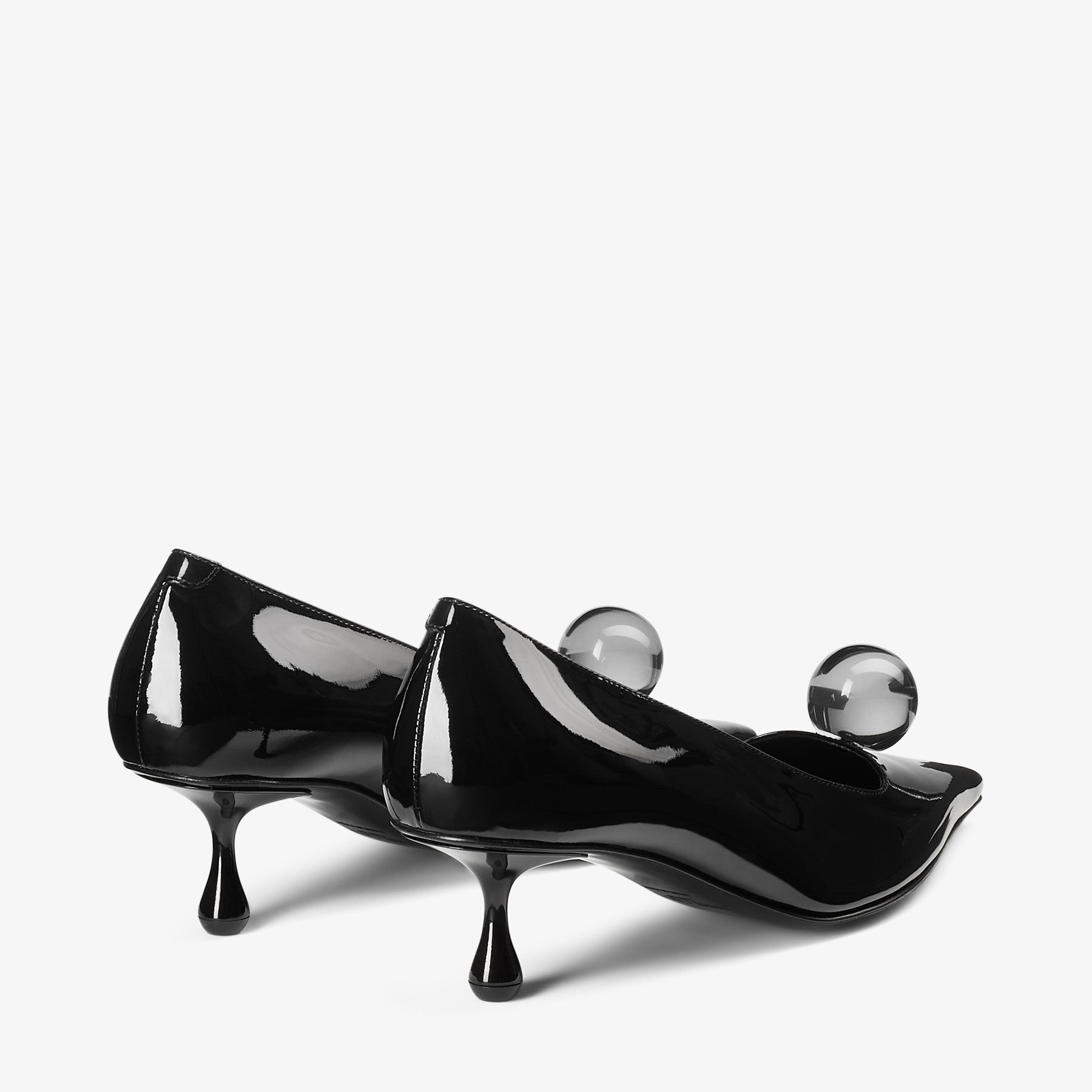 Orb Pump 50 Black Patent Leather Pumps JIMMY CHOO