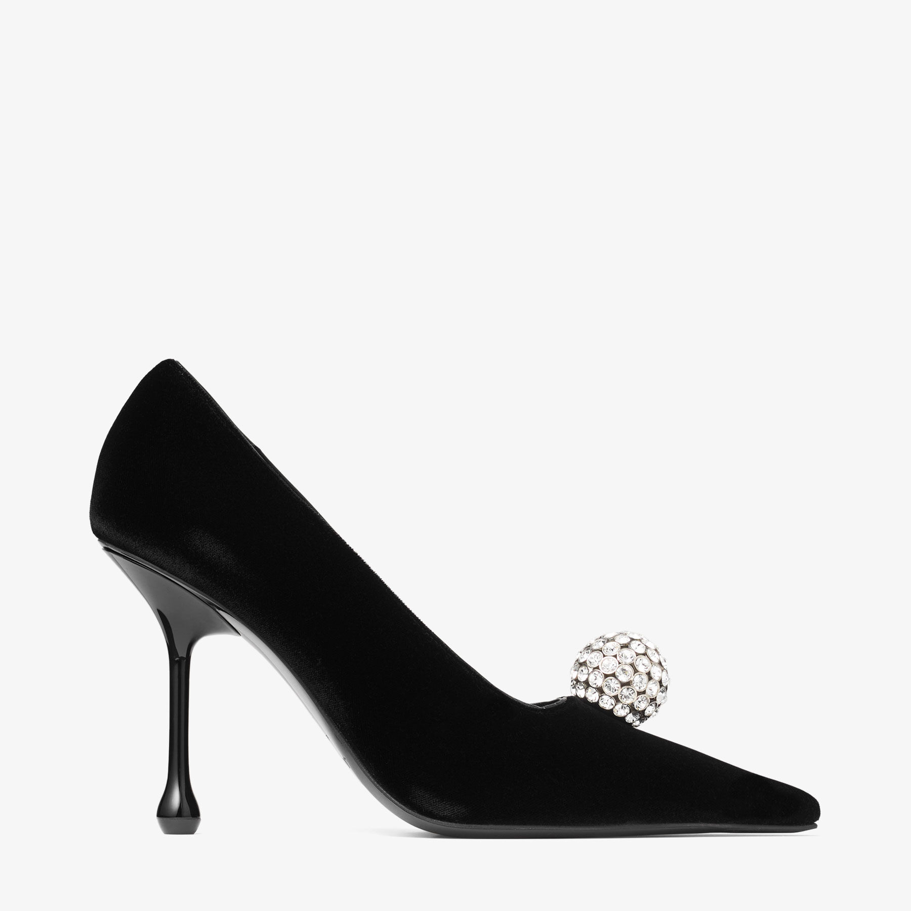 Orb Pump 50 Black Velvet Pumps JIMMY CHOO