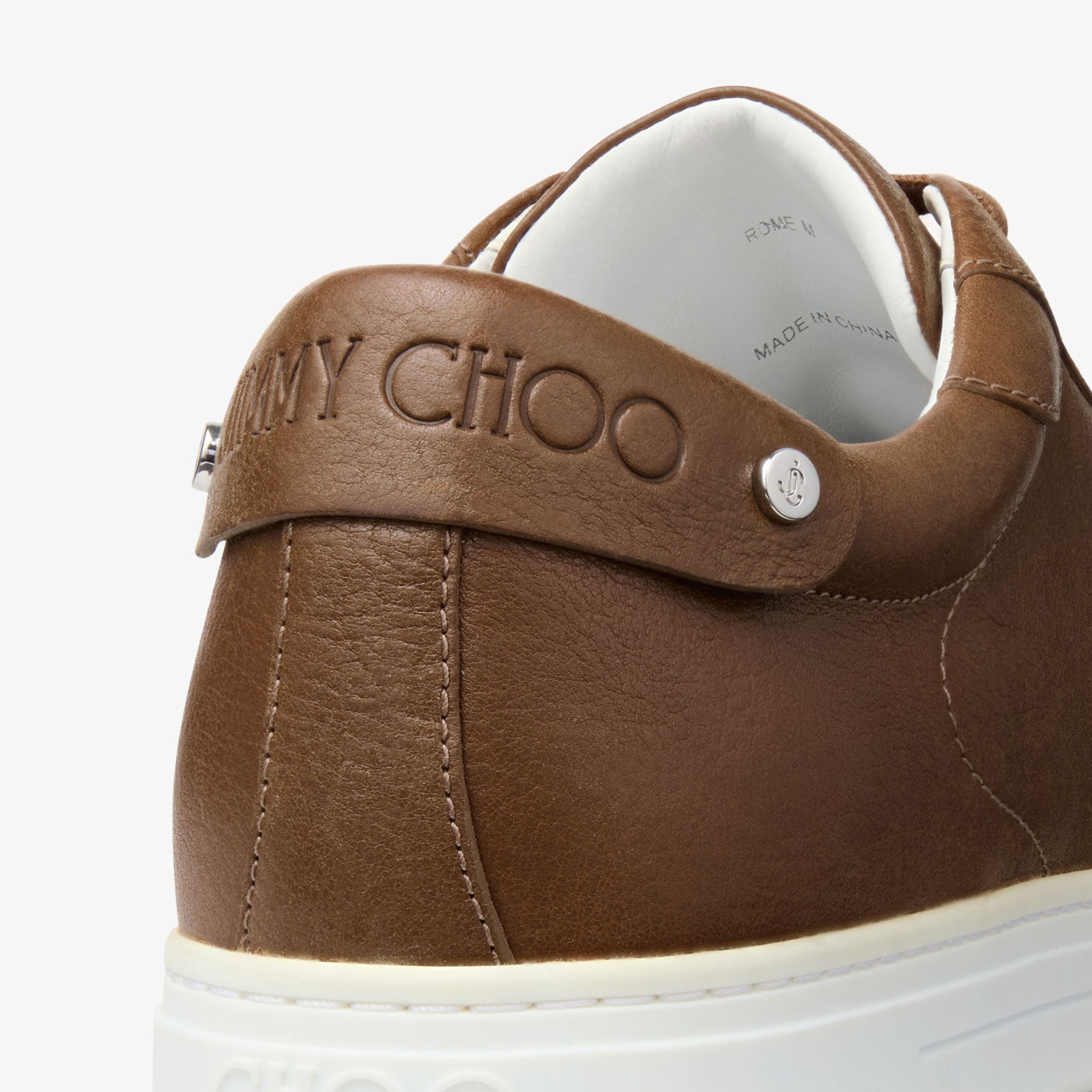 Rome/M | Oak Calf Leather Trainer | JIMMY CHOO