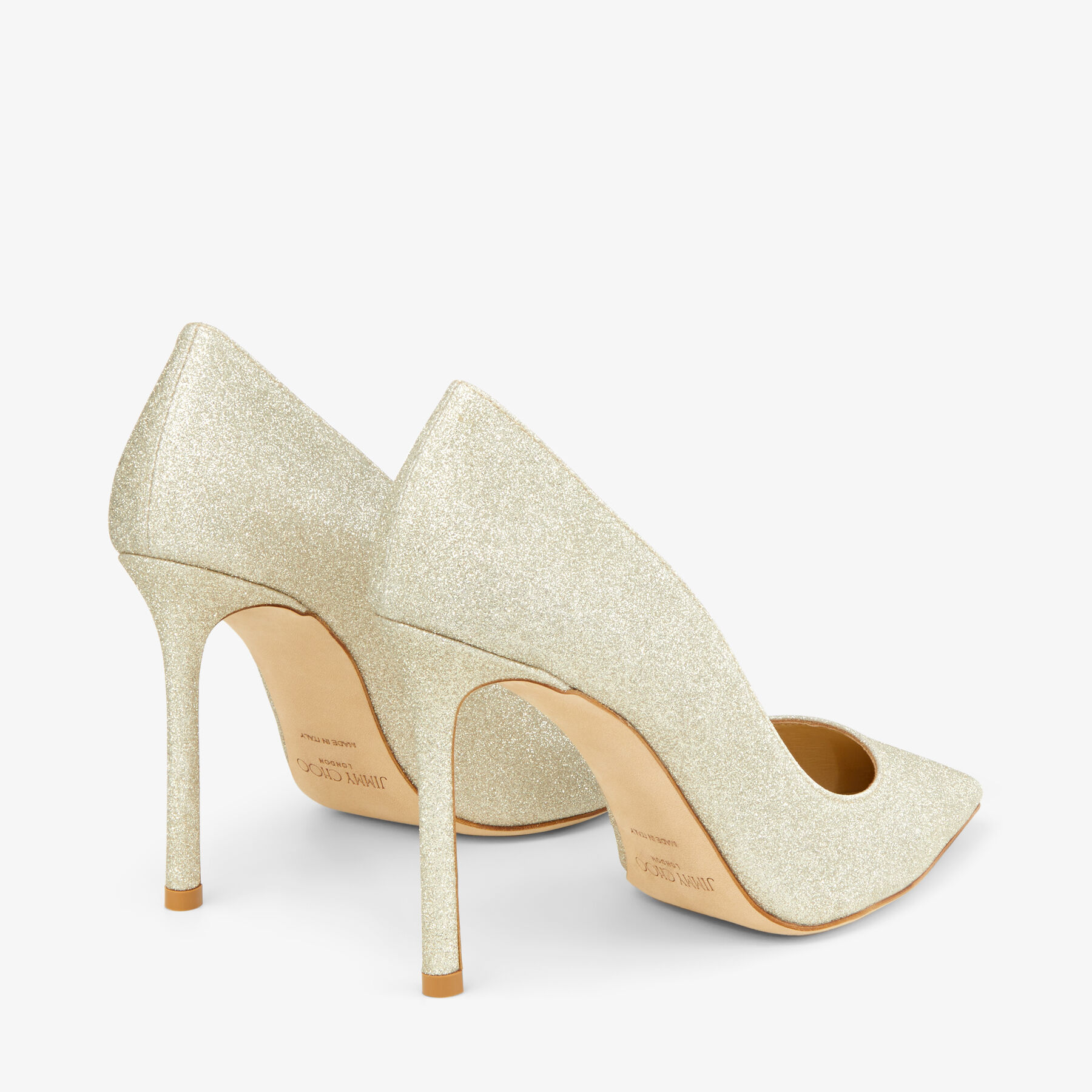 Womens Jimmy Choo gold Azia 95 Leather Pumps | Harrods # {CountryCode}