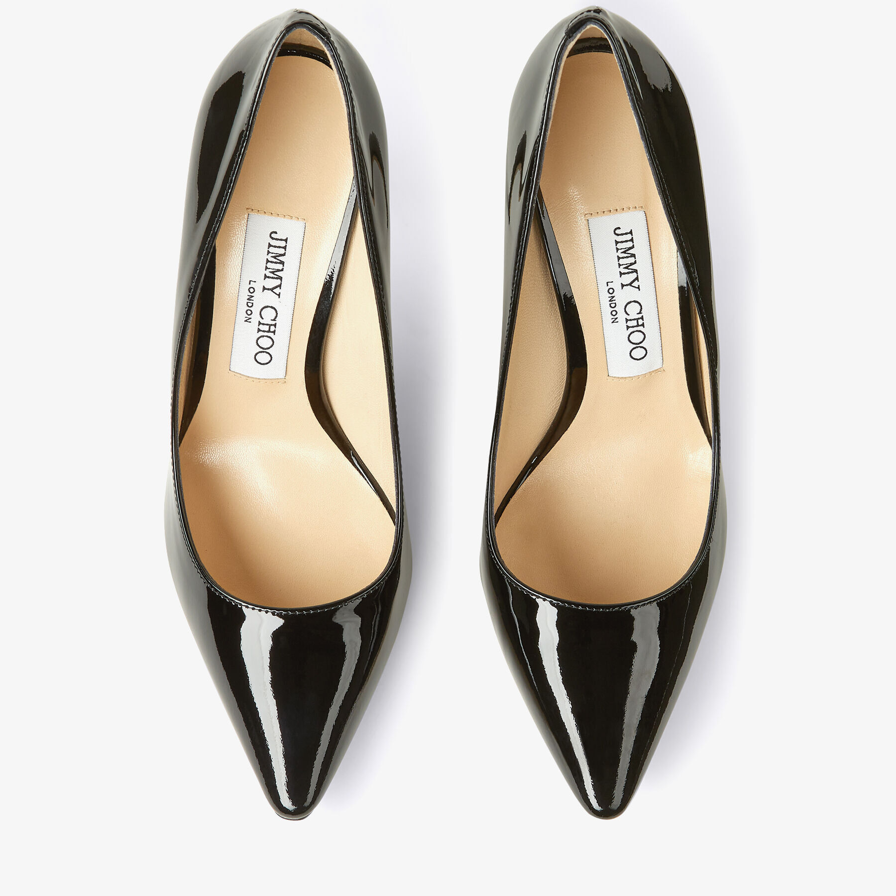 Black Patent Leather Pointy Toe Pumps | Romy 100 | Pre Fall 16 