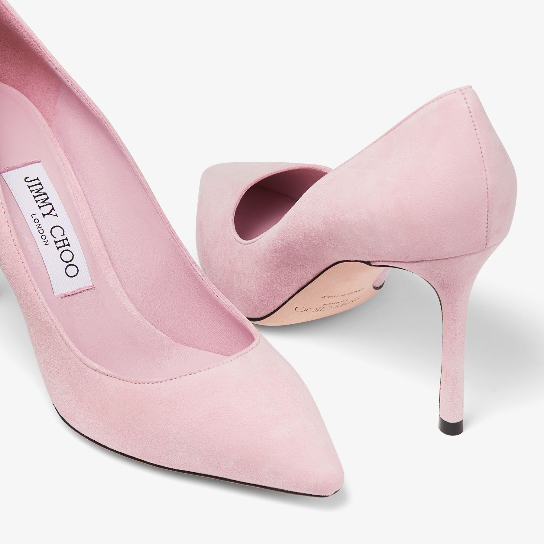 Jimmy choo pink suede pumps online