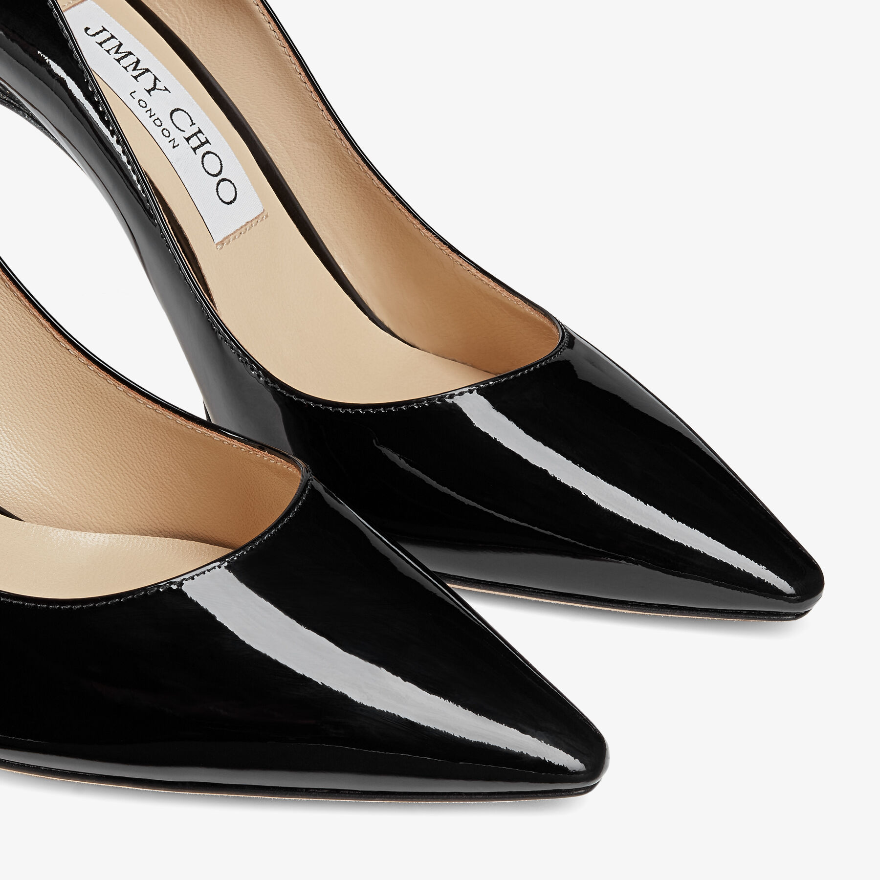 Black Patent Leather Pointy Toe Pumps Romy 85 Pre Fall 16 JIMMY CHOO AU