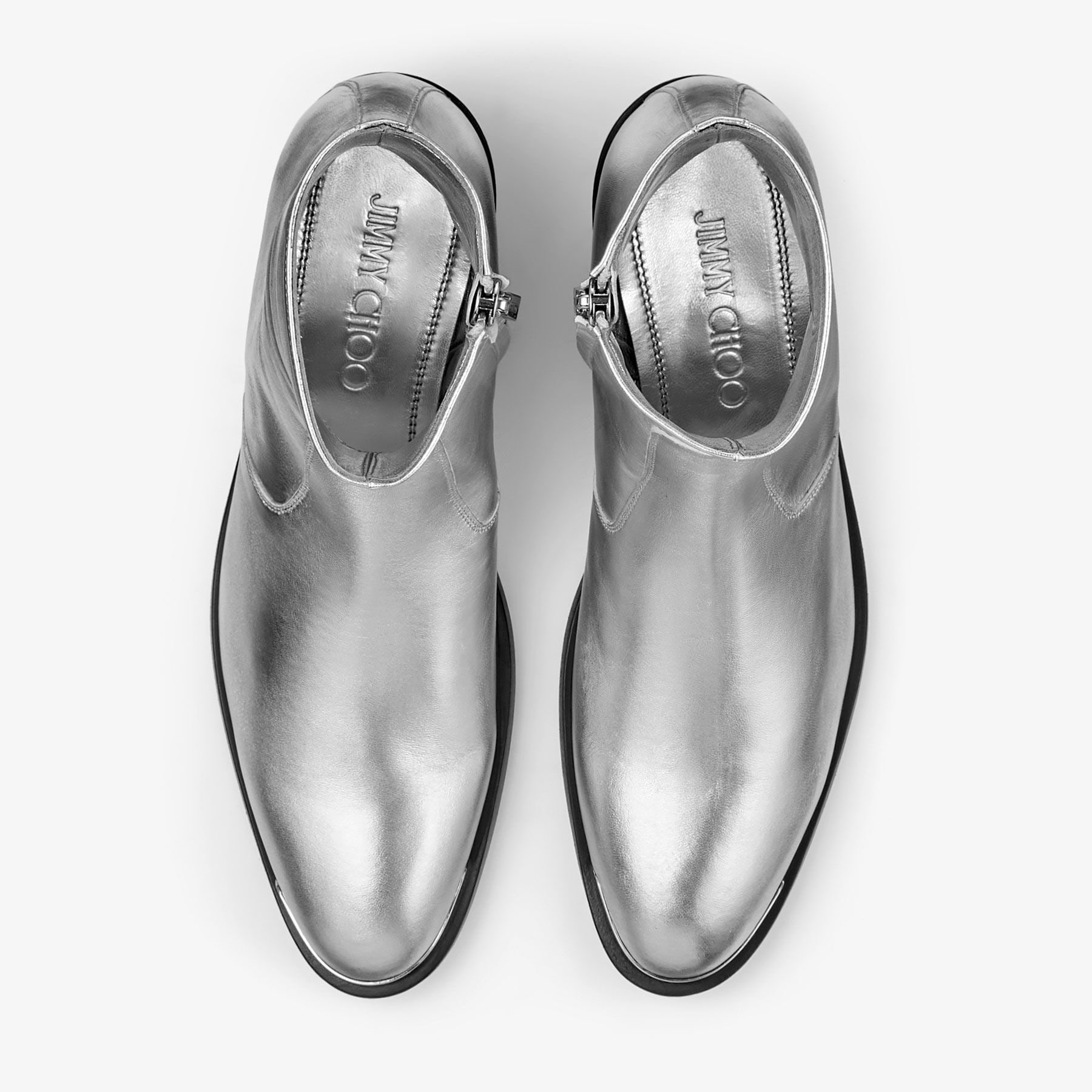 Jimmy choo deals silver boots