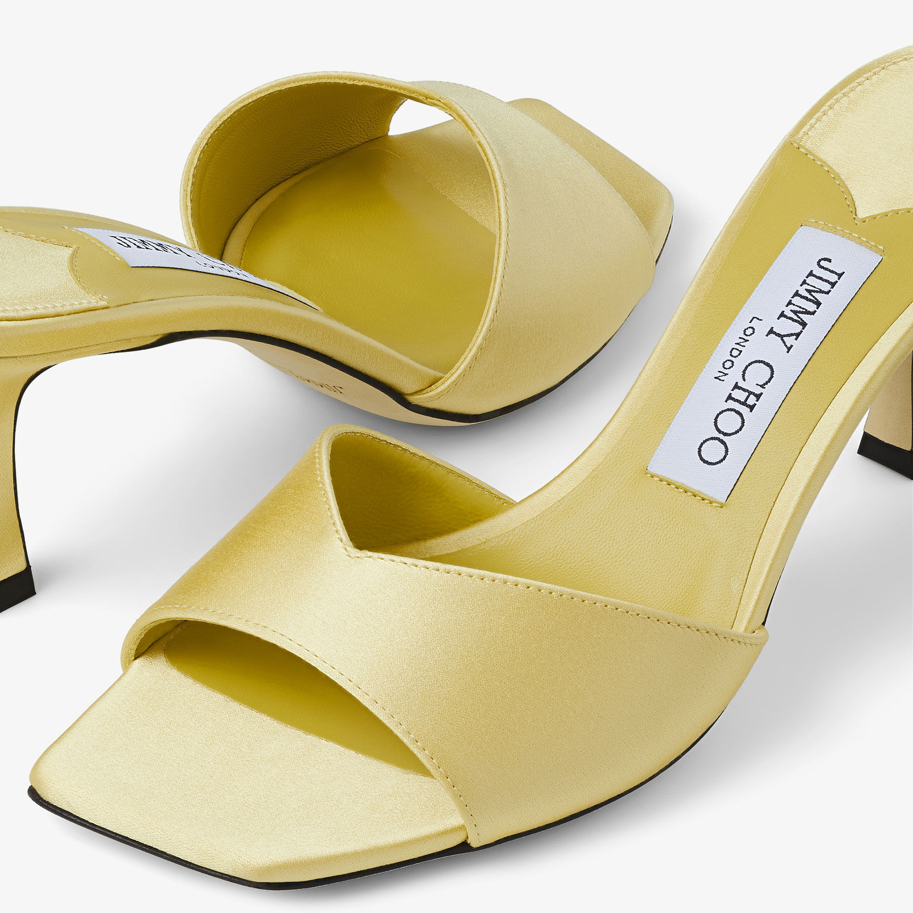 Yellow heeled shoes 2025