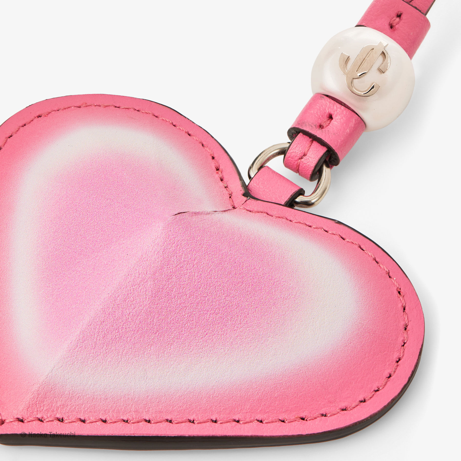 Super Sailor Moon Heart Charm | Pink Leather Heart Charm