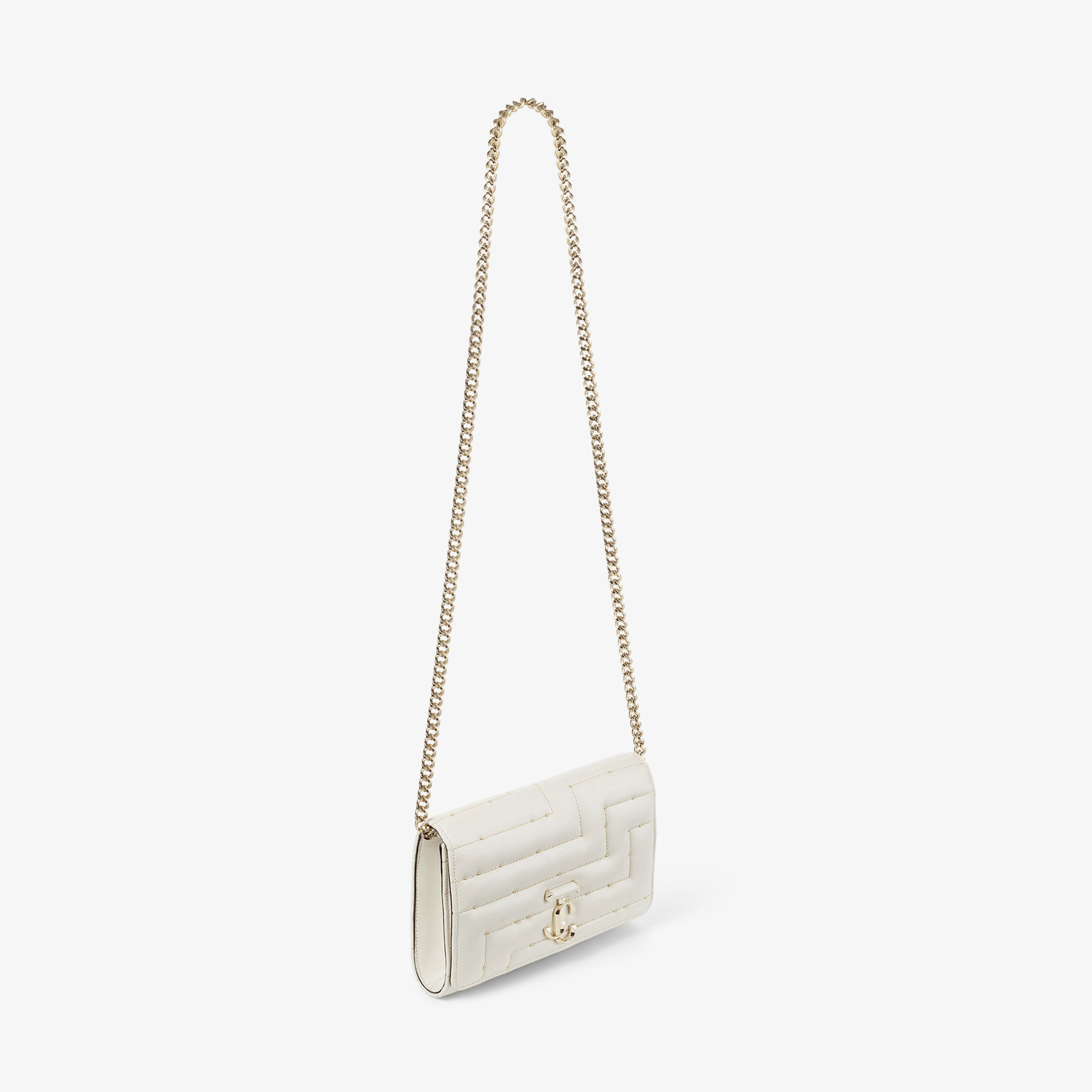 Jimmy choo white clutch cheap