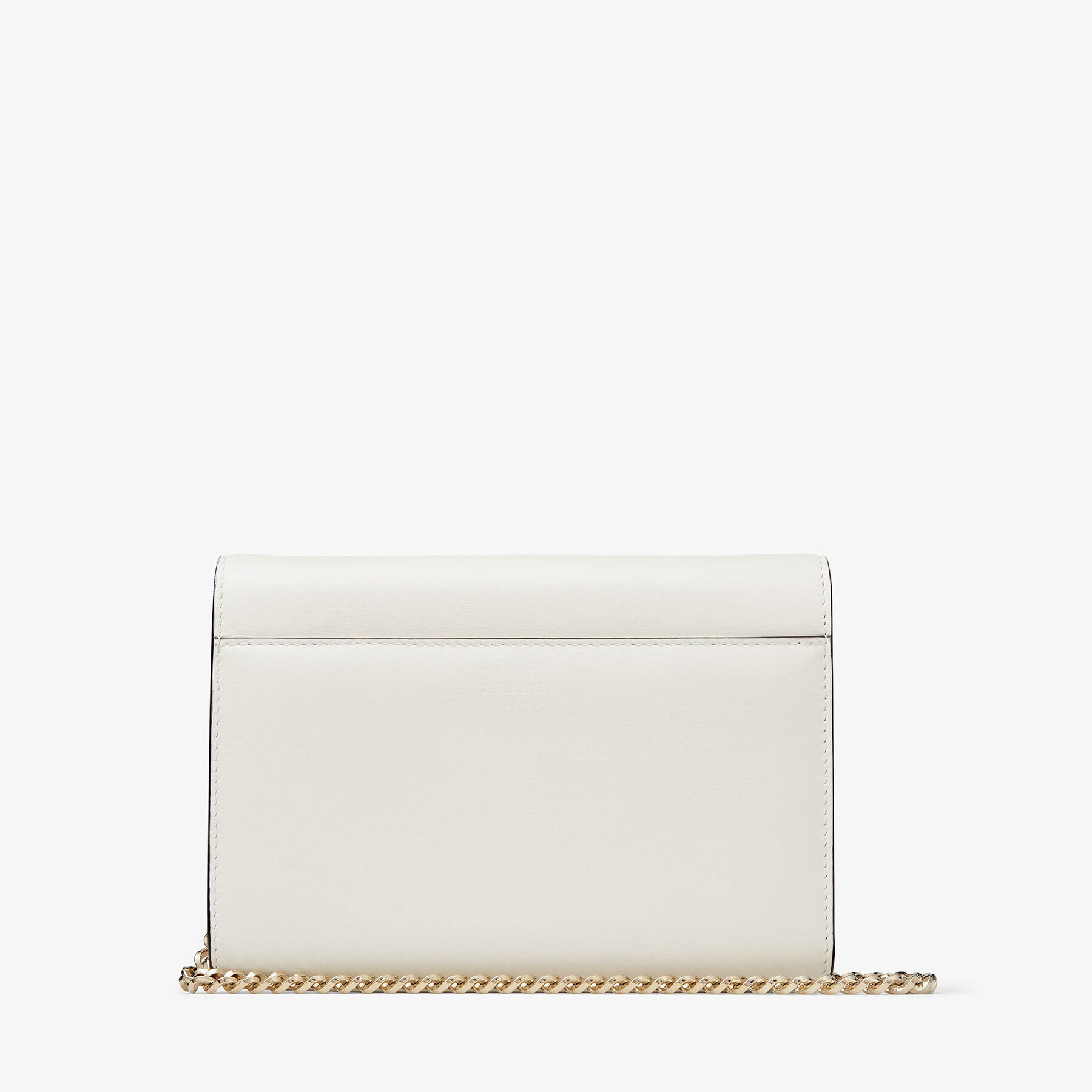 Jimmy choo white clutch sales
