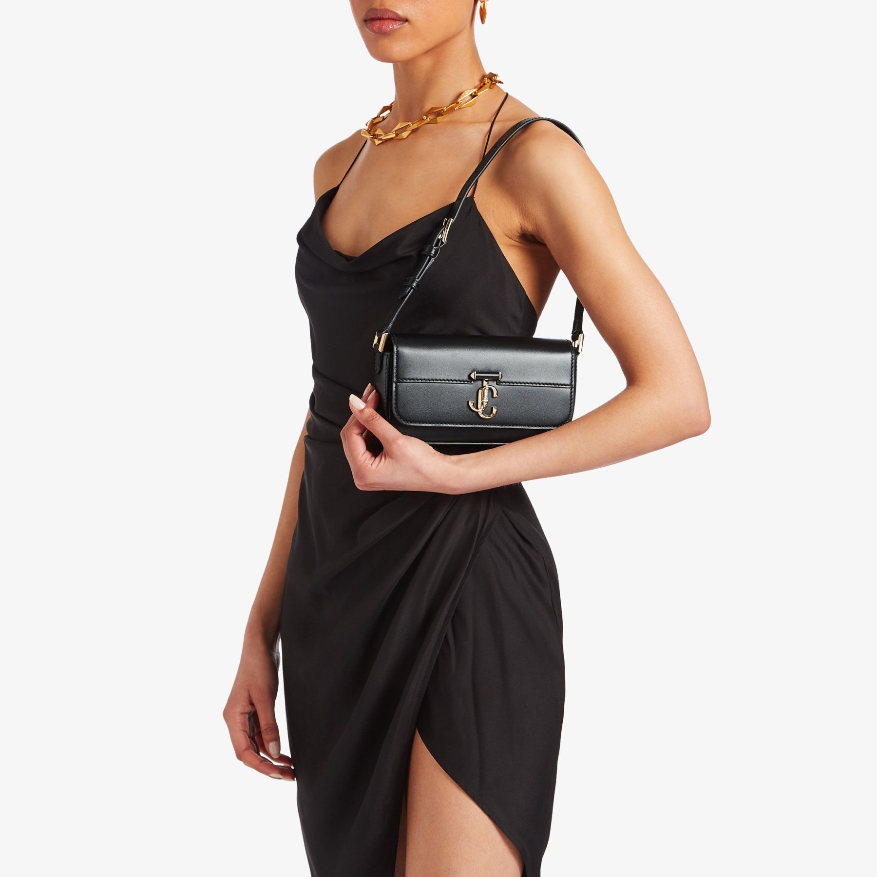 VARENNE MINI SHLDR JC JIMMY CHOO