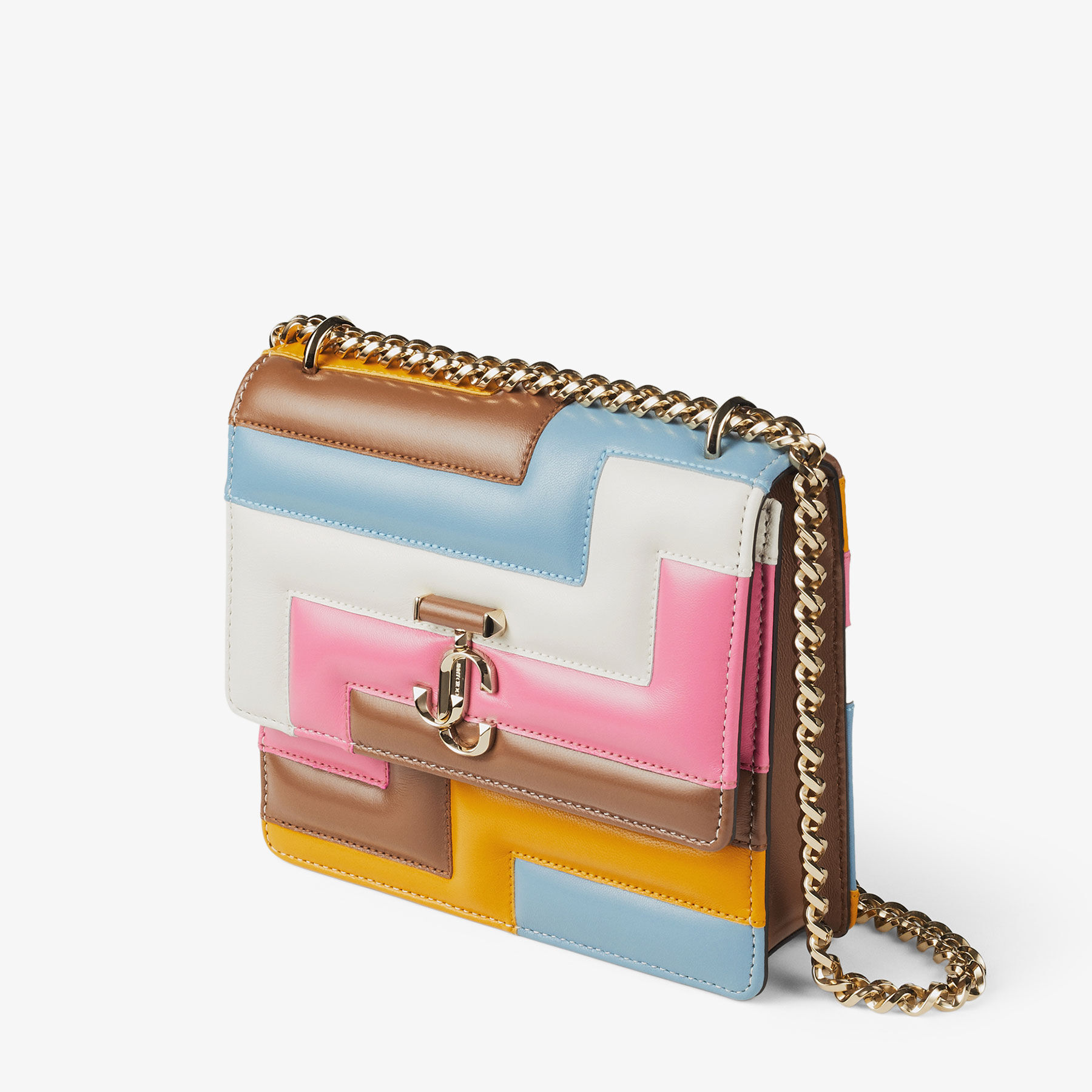AVENUE SHOULDER Multi Avenue Nappa Leather Shoulder Bag with JC