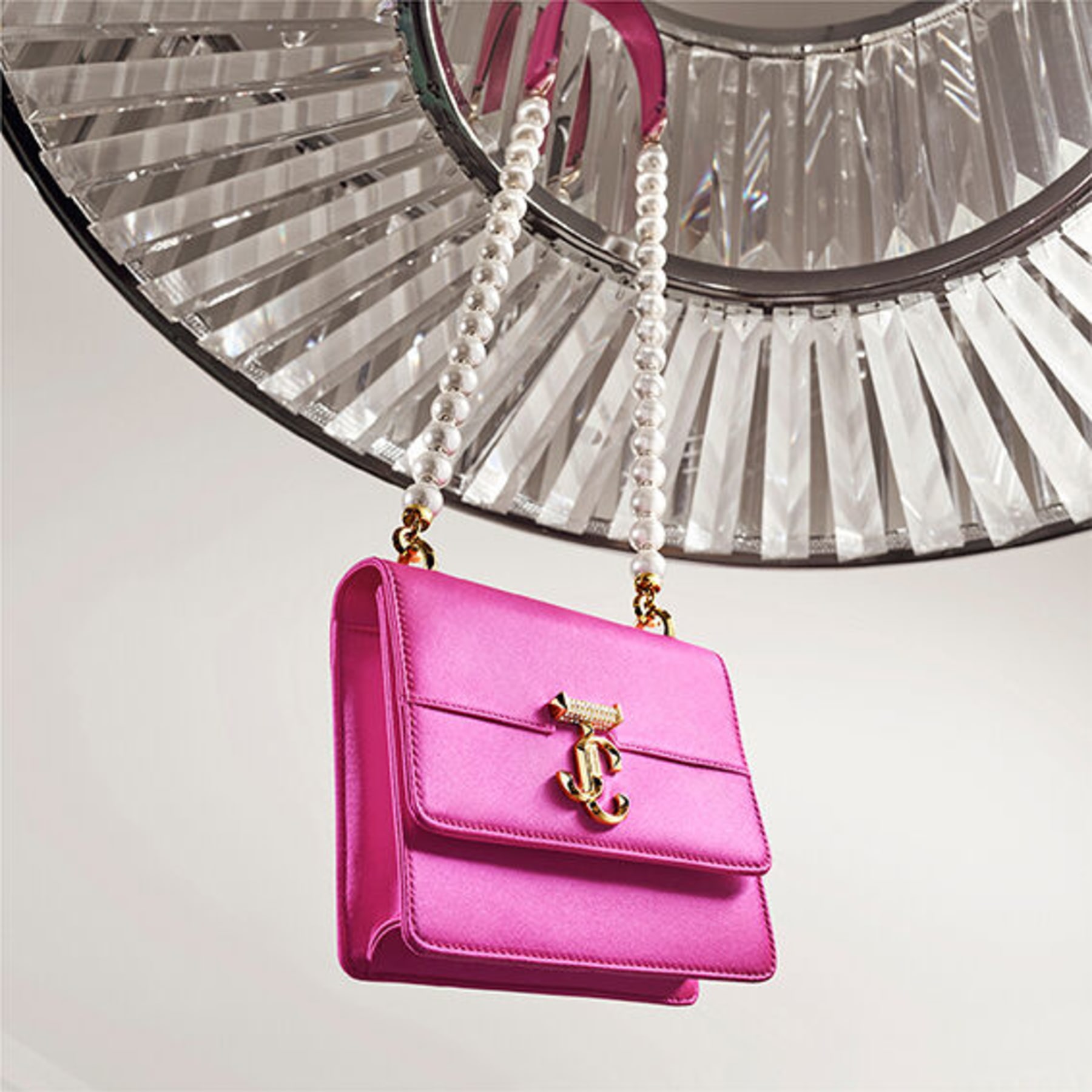 Pink jimmy shop choo bag