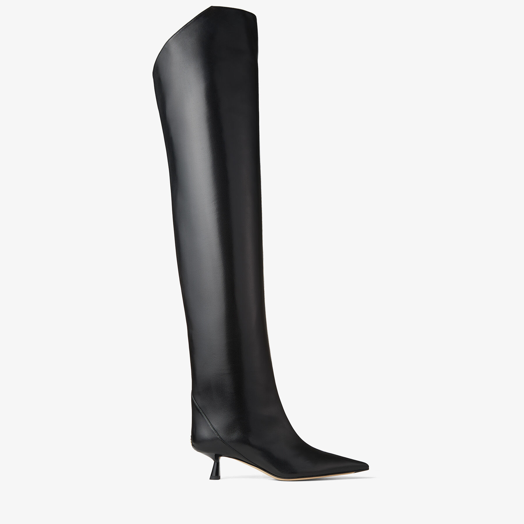 Cuissardes en cuir nappa luxueux noir VARI 45 Collection t