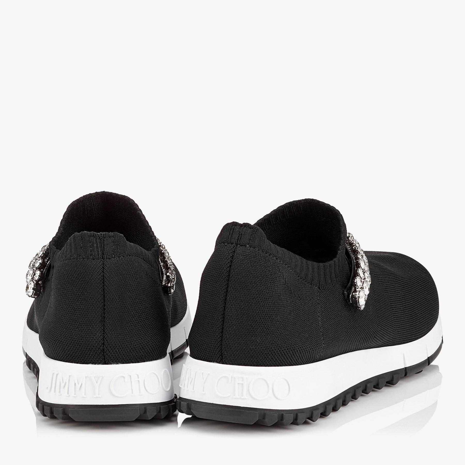 Sneaker nere in maglia con cristalli VERONA Cruise 2019 JIMMY CHOO