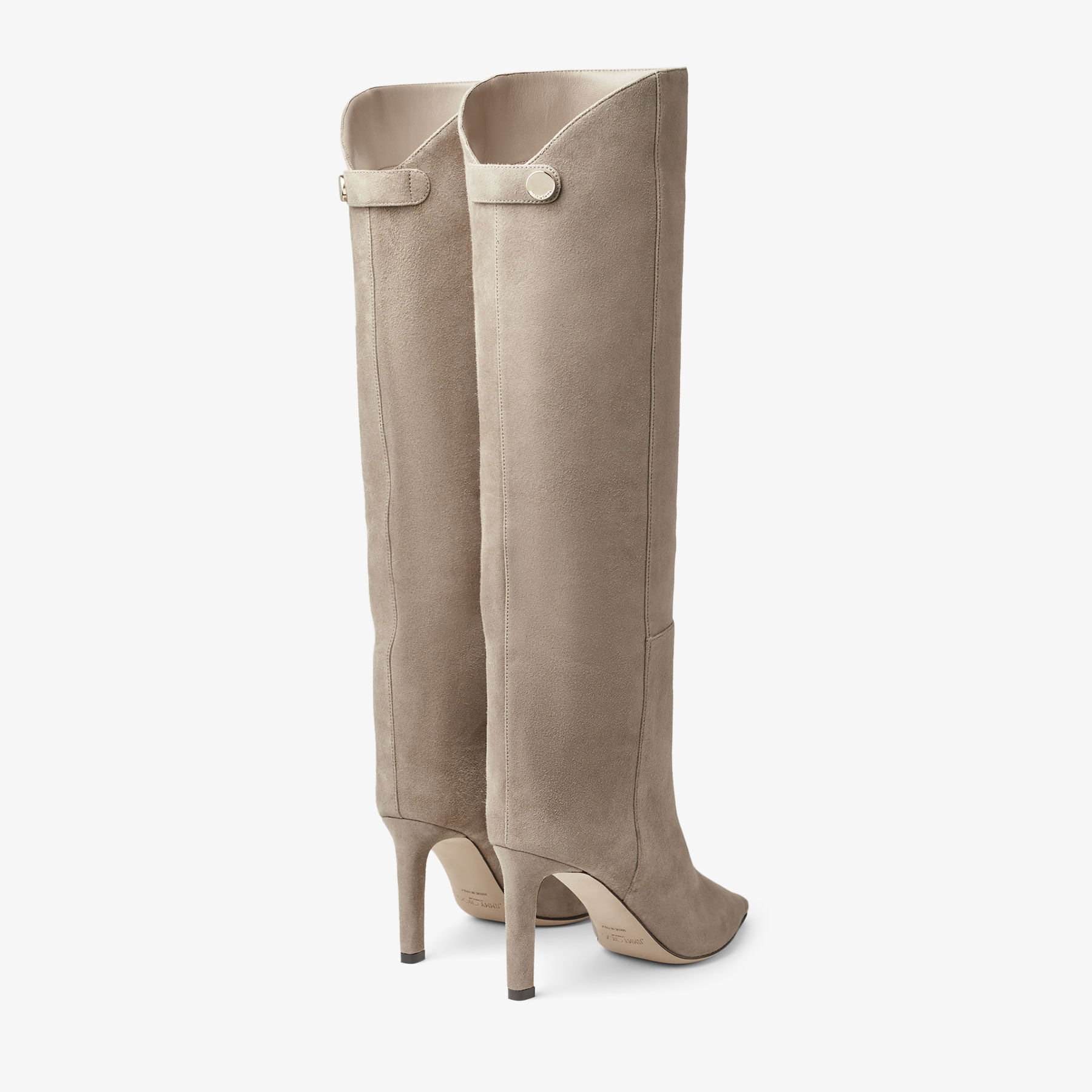 ALIZZE KB 85 | Taupe Suede Knee-High Boots | Autumn Collection 