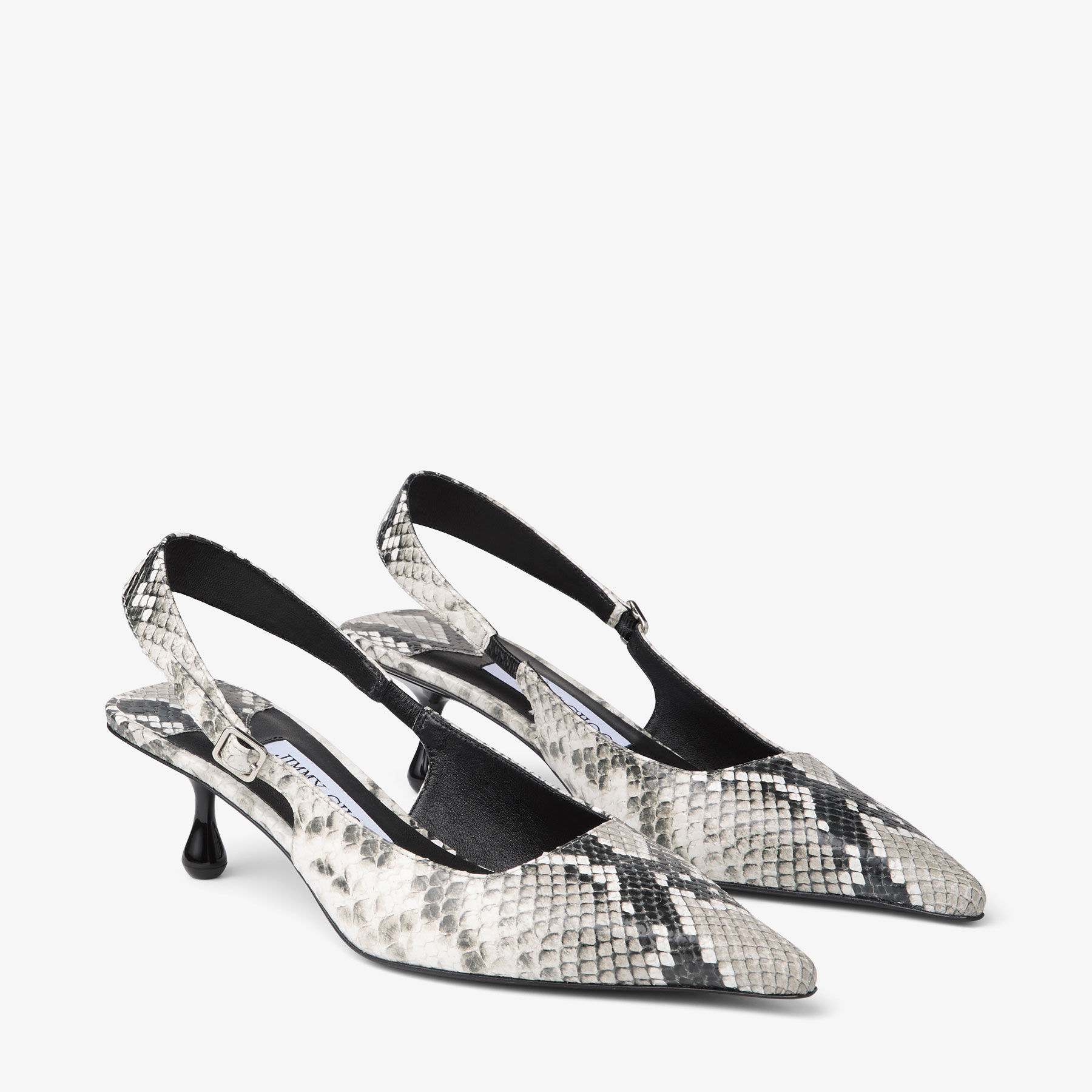 Snake print slingback heels hot sale