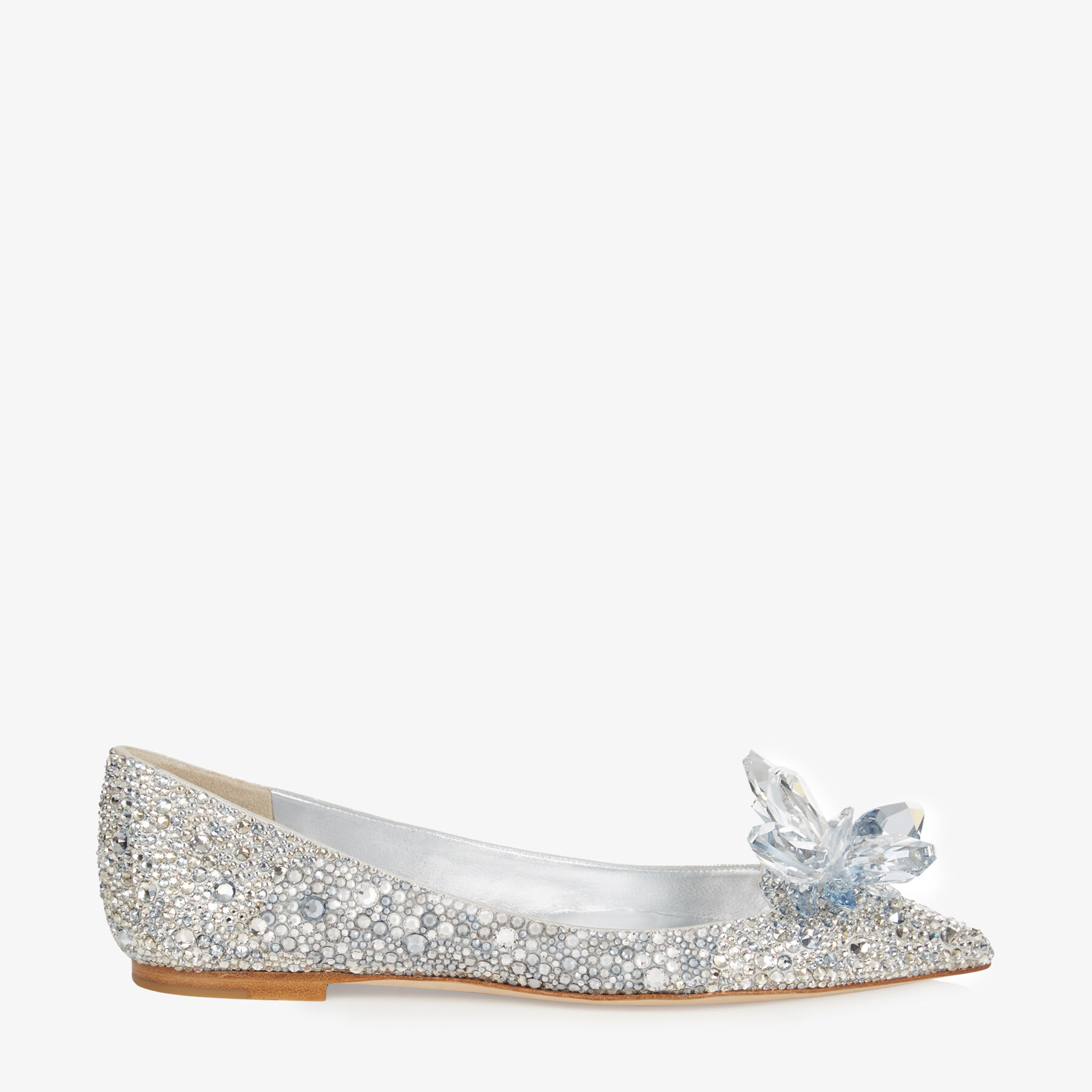 Jimmy choo white flats store