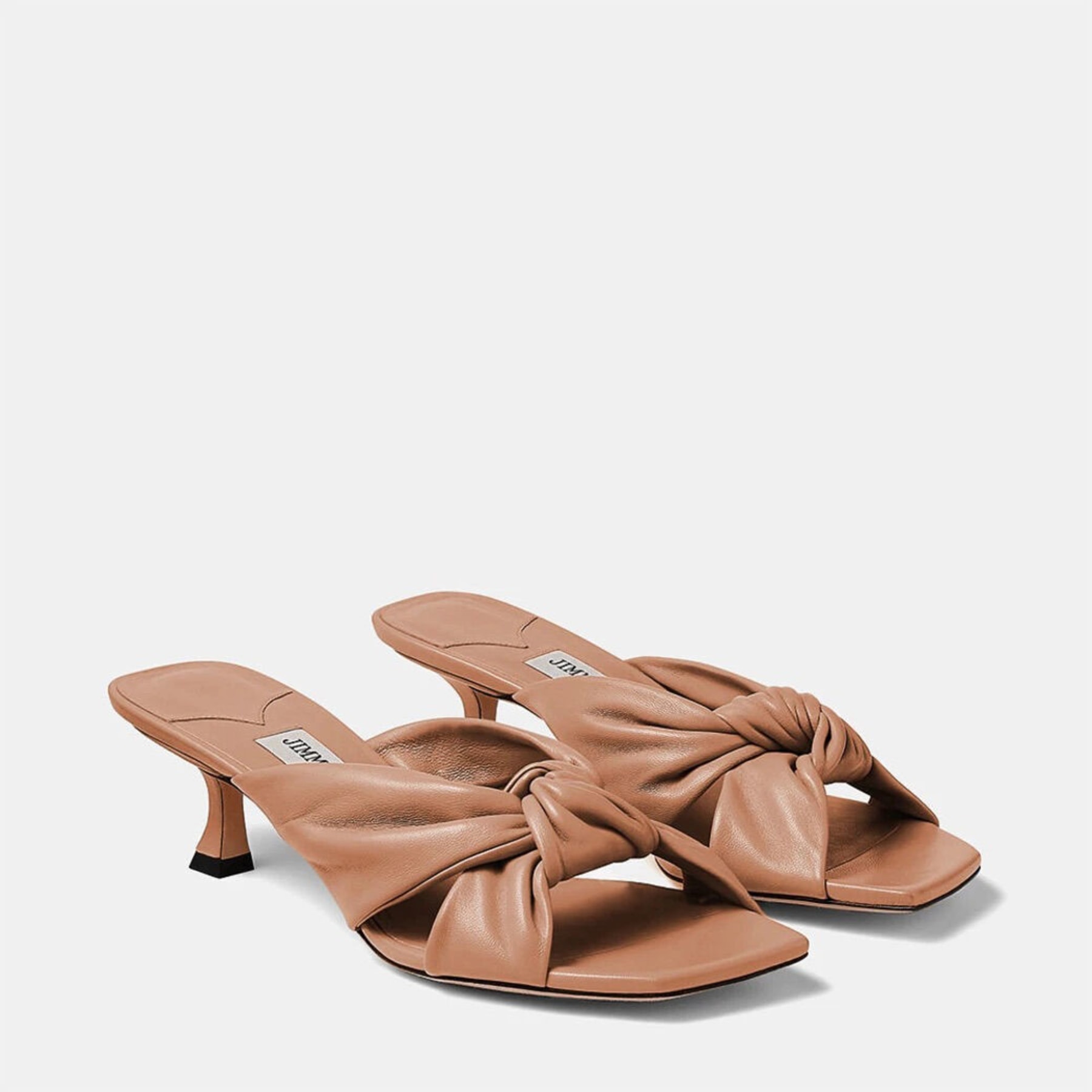 Caramel Nappa Leather Mules AVENUE 50 Summer 2022 collection