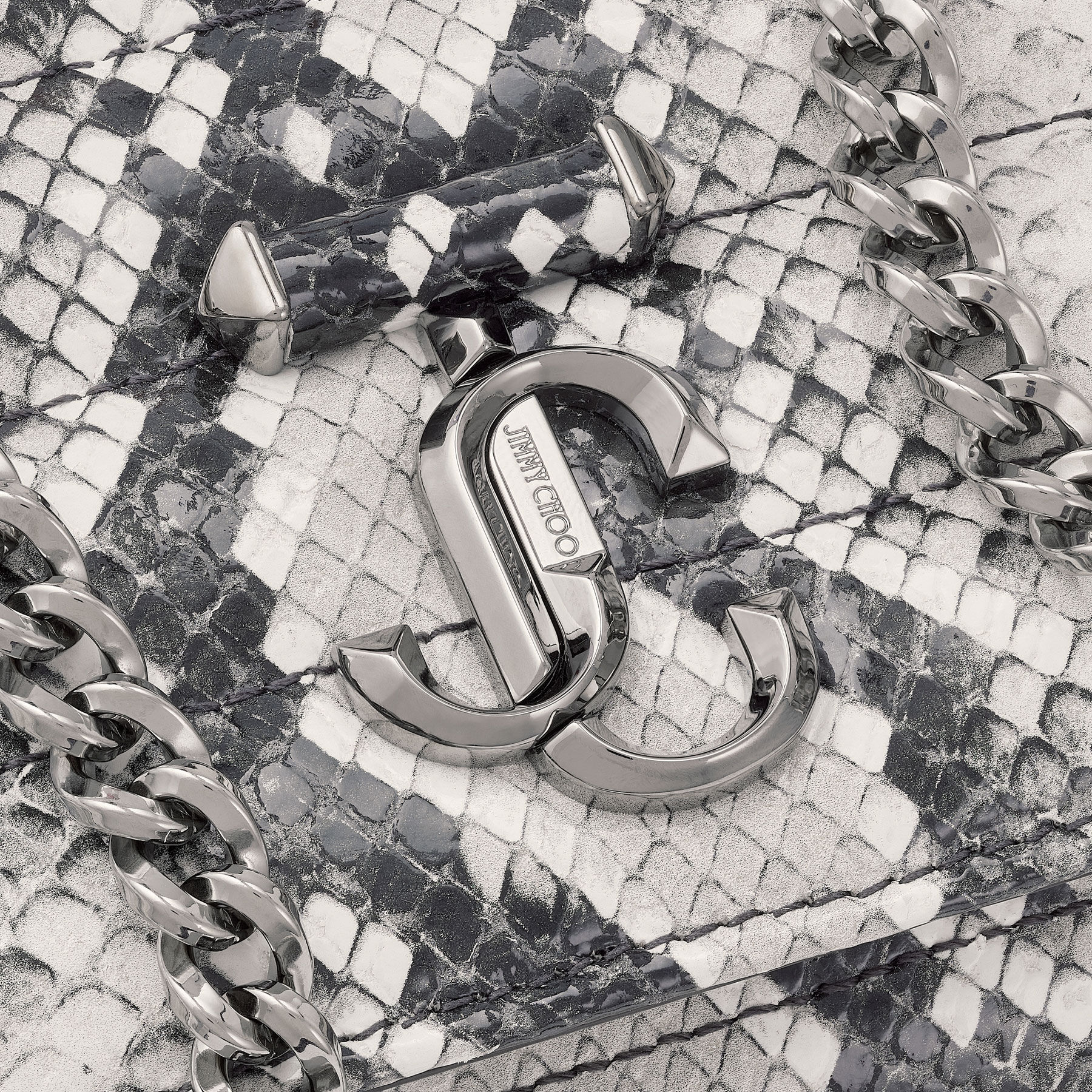 Jimmy choo snakeskin clutch on sale