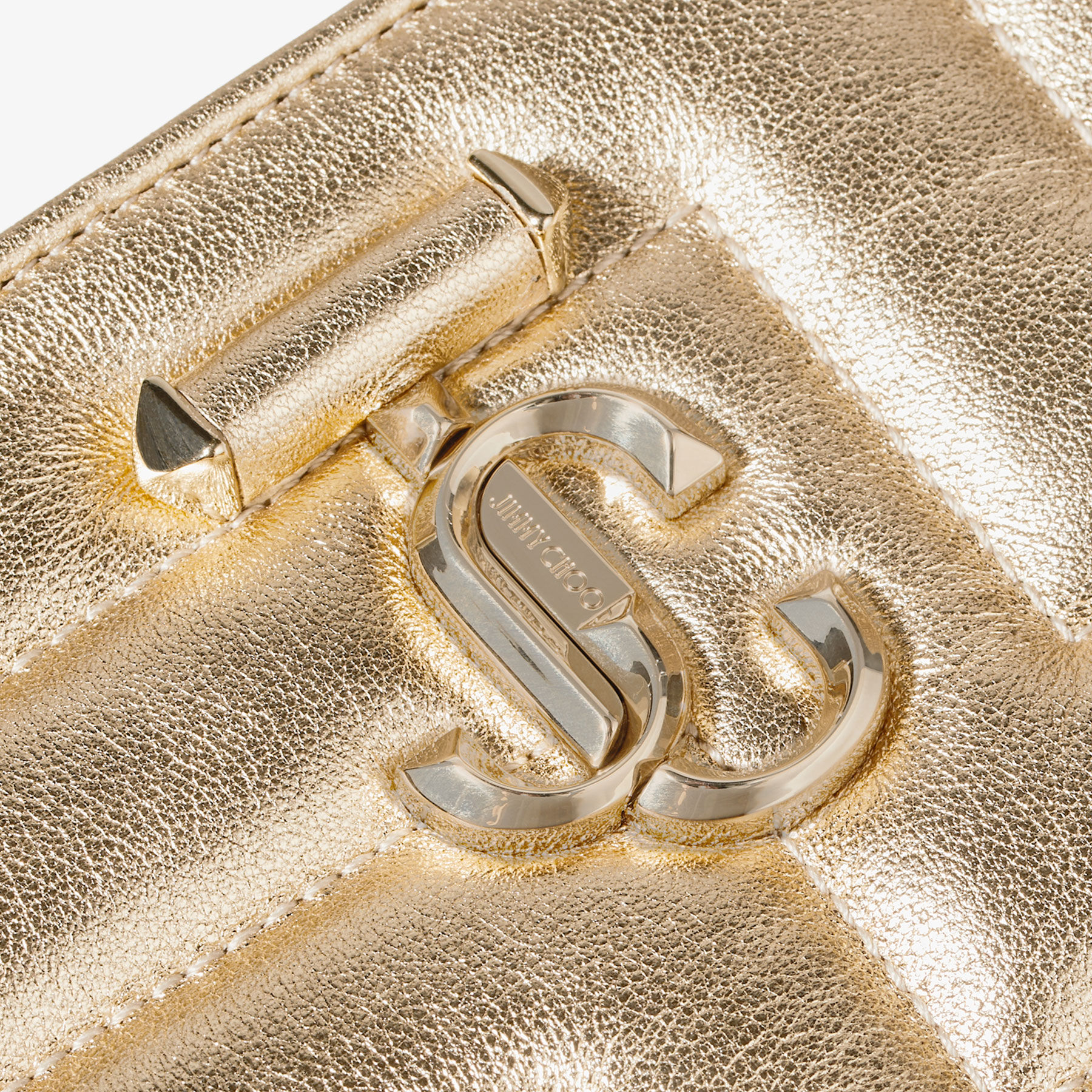 AVENUE SLIM SHOULDER | Gold Avenue Metallic Nappa Shoulder Bag | New ...