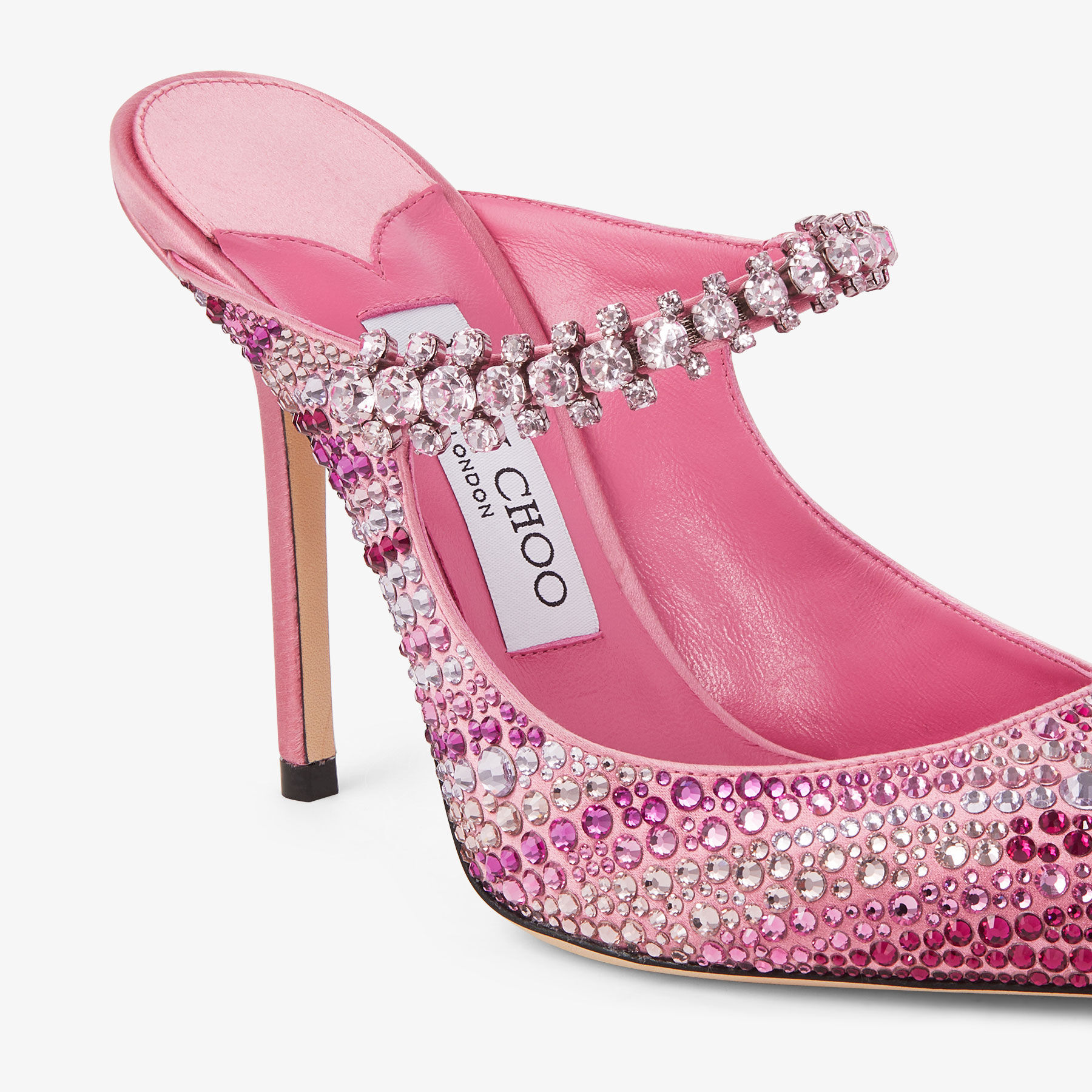 Bing 100 | Candy Pink Mix Satin Pumps | JIMMY CHOO US