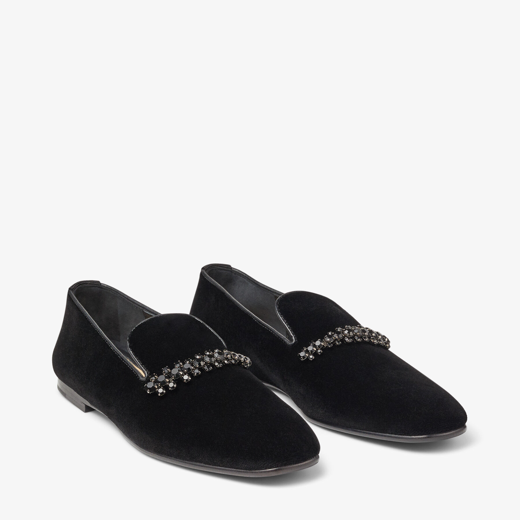 Jimmy choo marti velvet loafers online