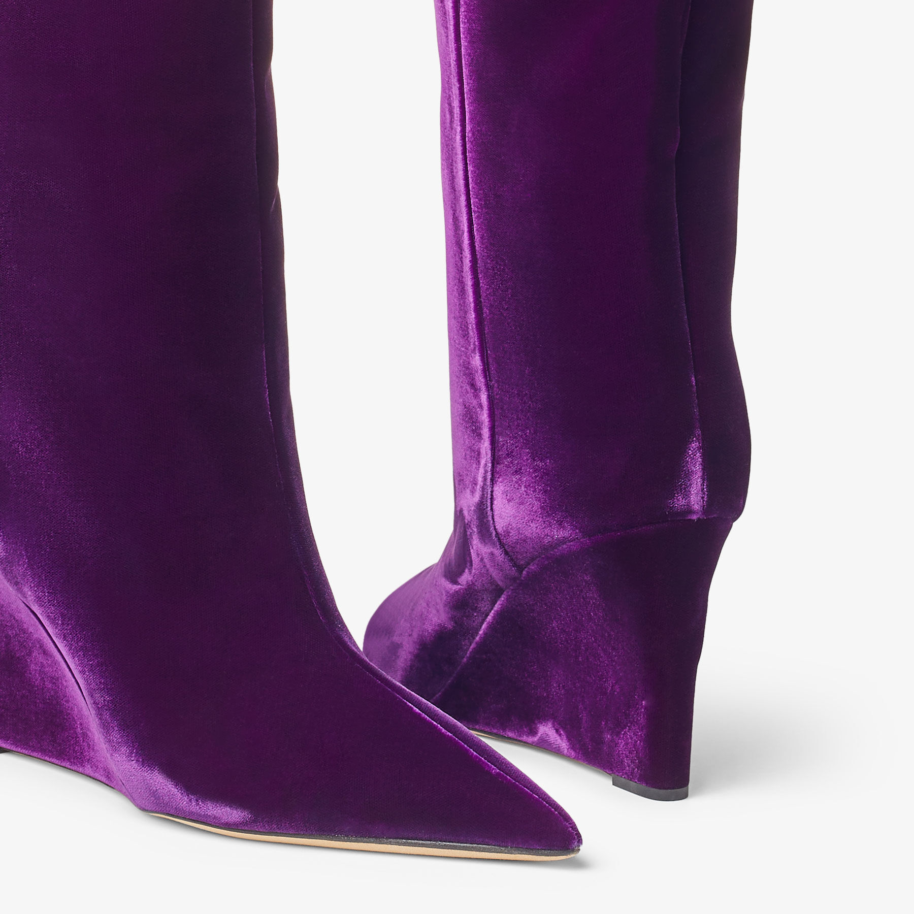 Jimmy choo velvet best sale boots