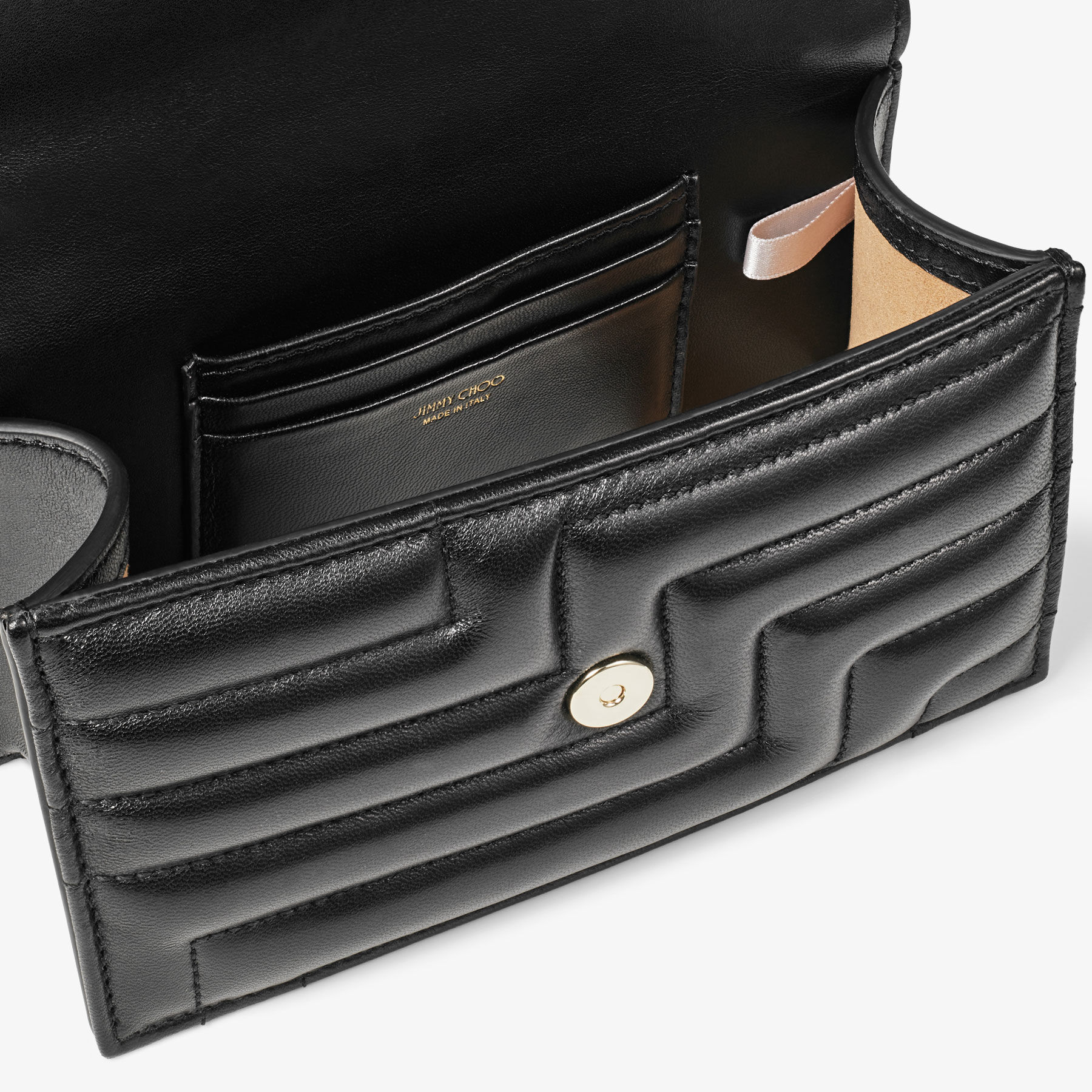 BOHEMIA | Black Avenue Nappa Leather Mini Bag | Summer Collection 