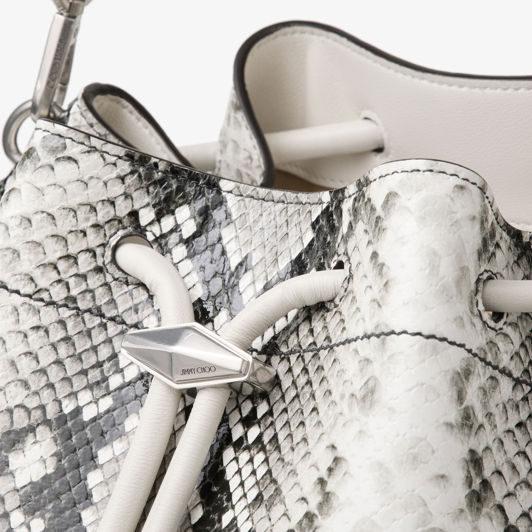 Cinch M Roccia Snake Print Bag JIMMY CHOO CA