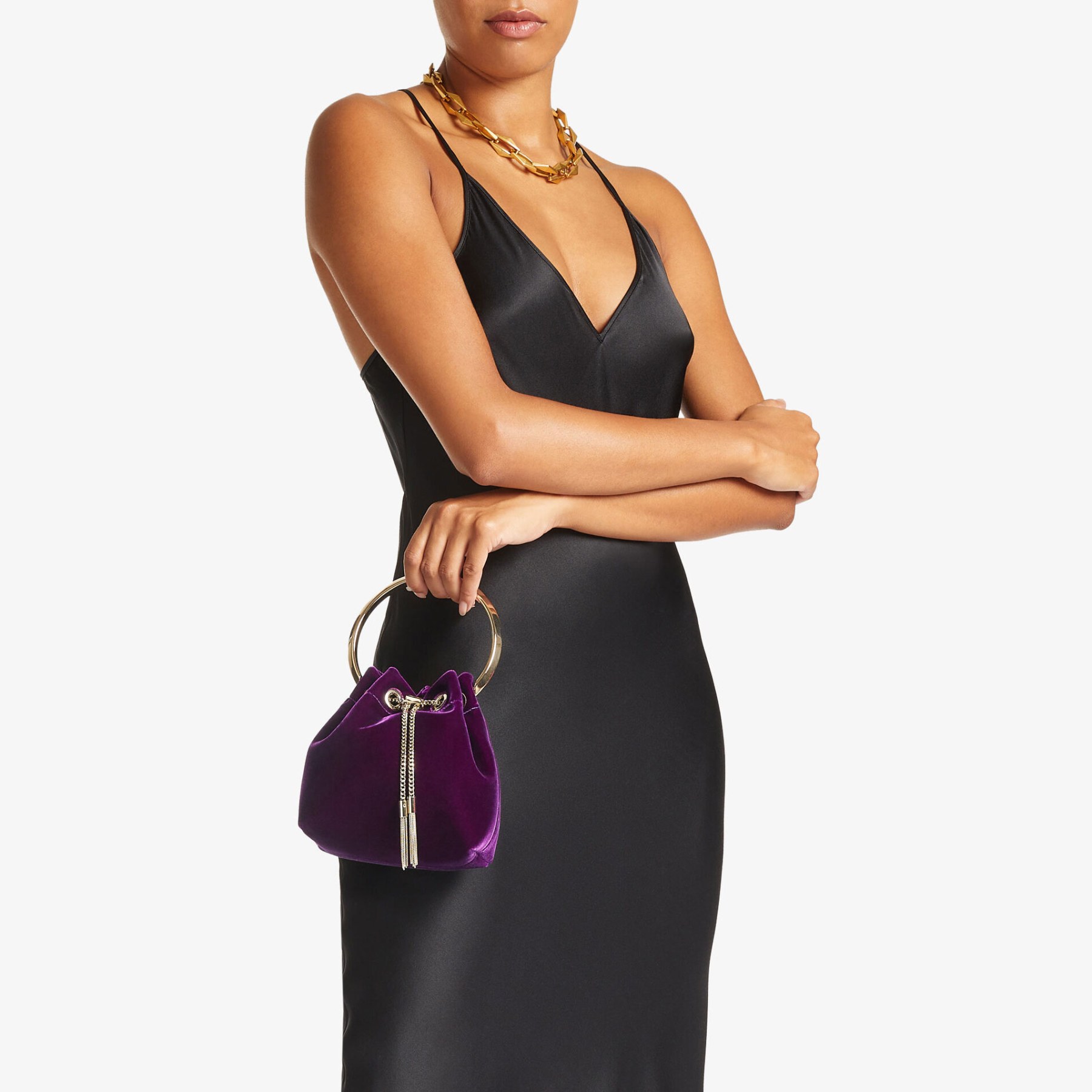 Jimmy choo velvet bag hot sale