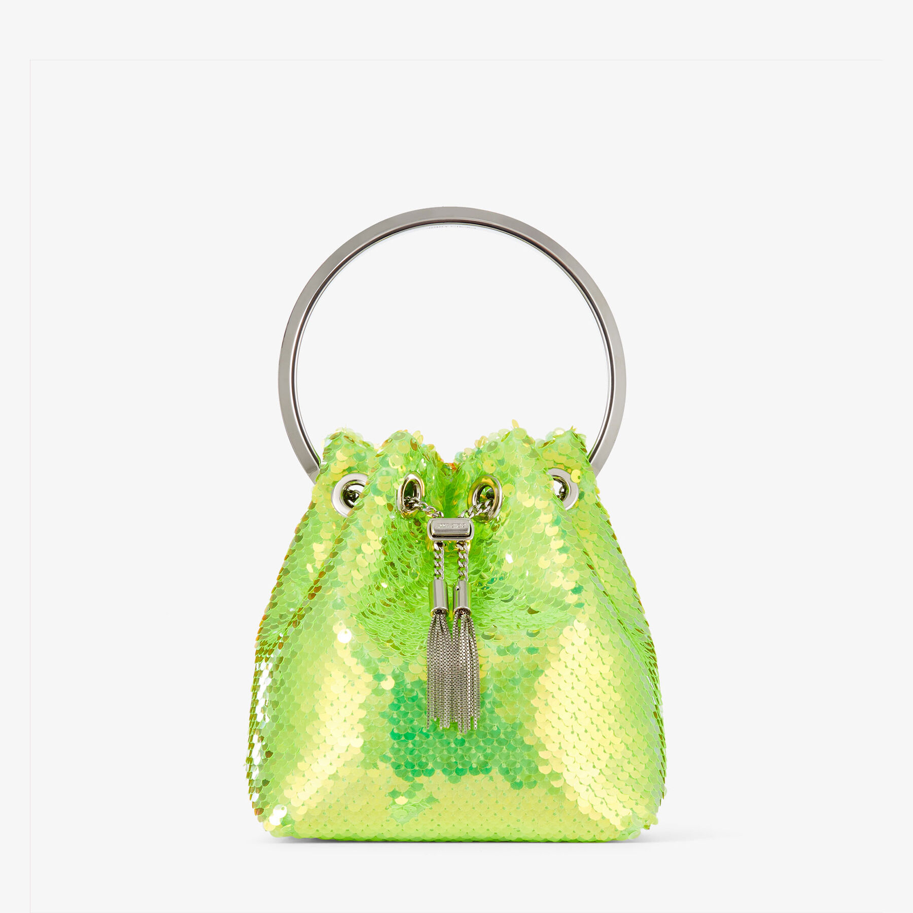 Bon Bon Yellow Green Sequin Bag JIMMY CHOO US