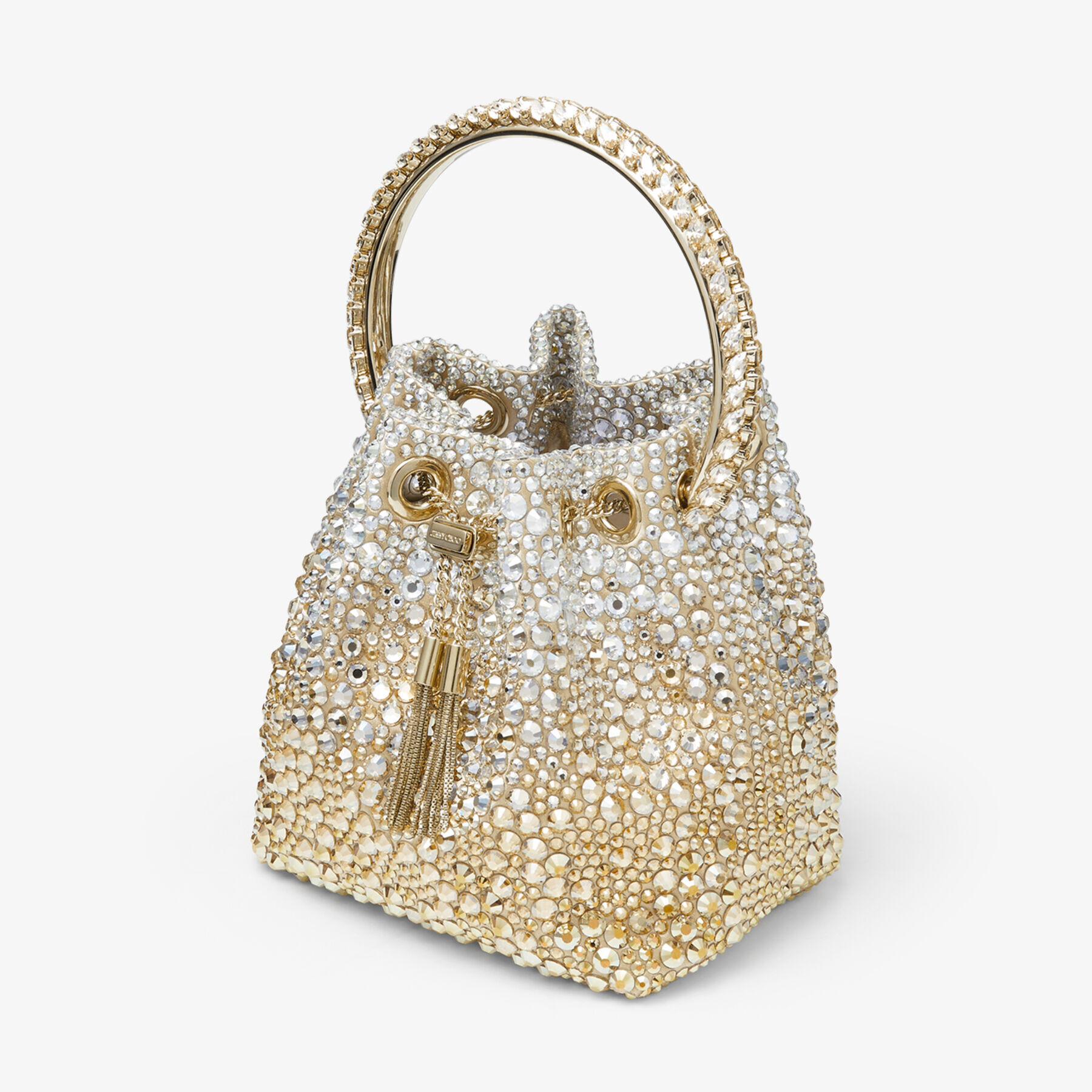 Gold jimmy choo bag hotsell