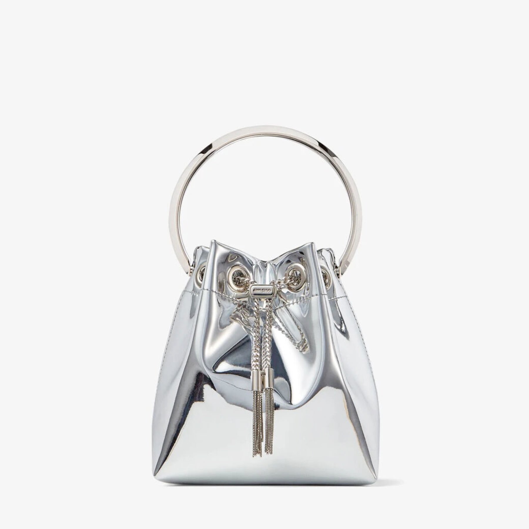 Jimmy choo silver handbag online