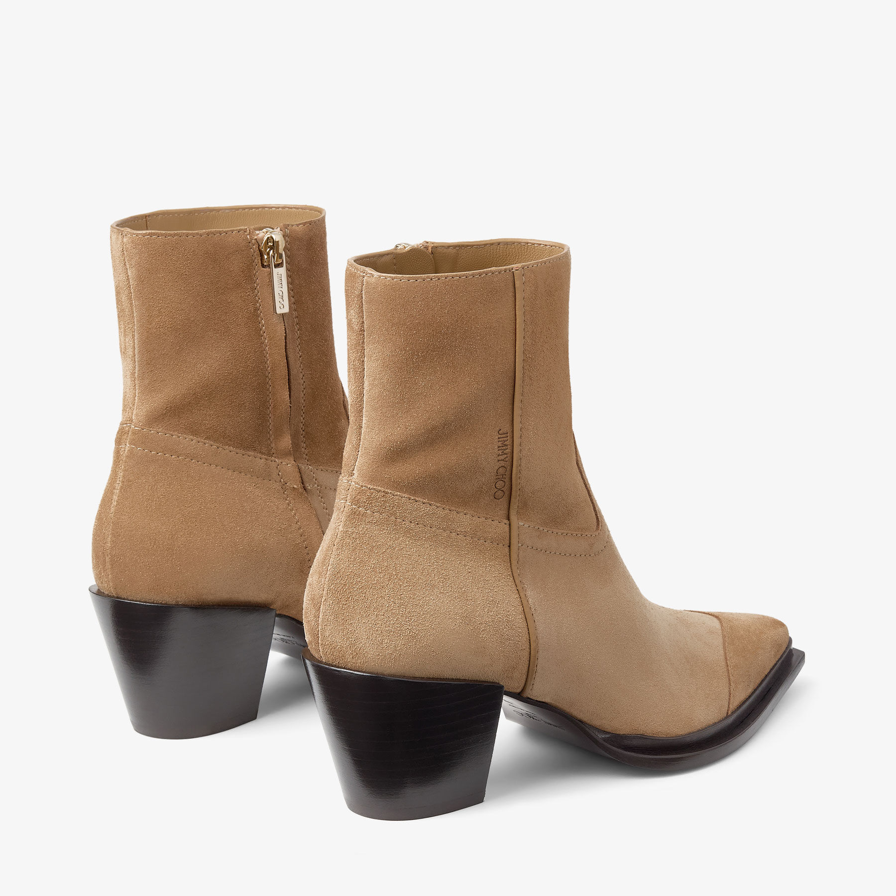 Cece Ankle Boot 60 Rattan Velvet Suede Boot JIMMY CHOO