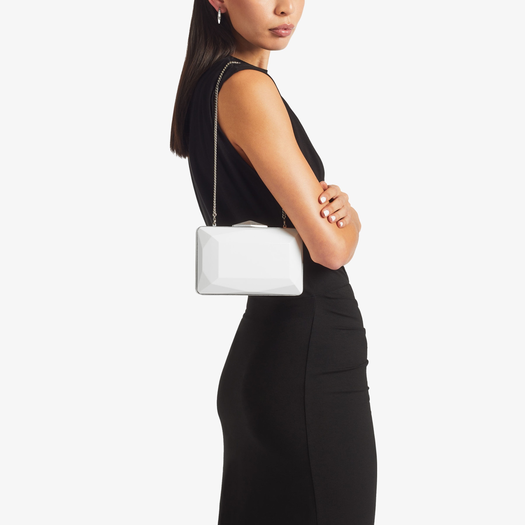 Jimmy choo white handbag top