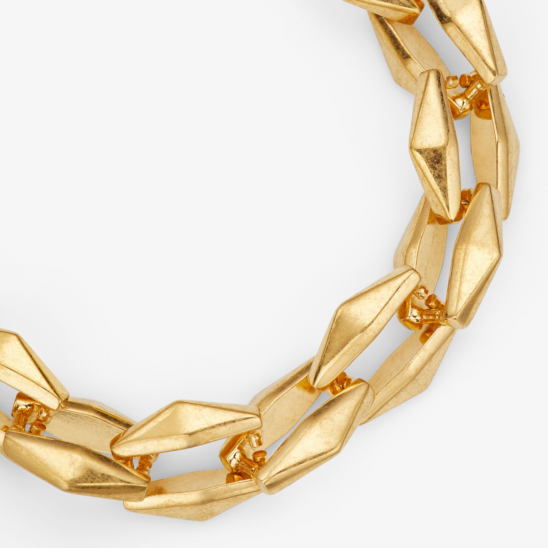 Gold-Finish Diamond Chain Bracelet | Diamond | Jewellery 